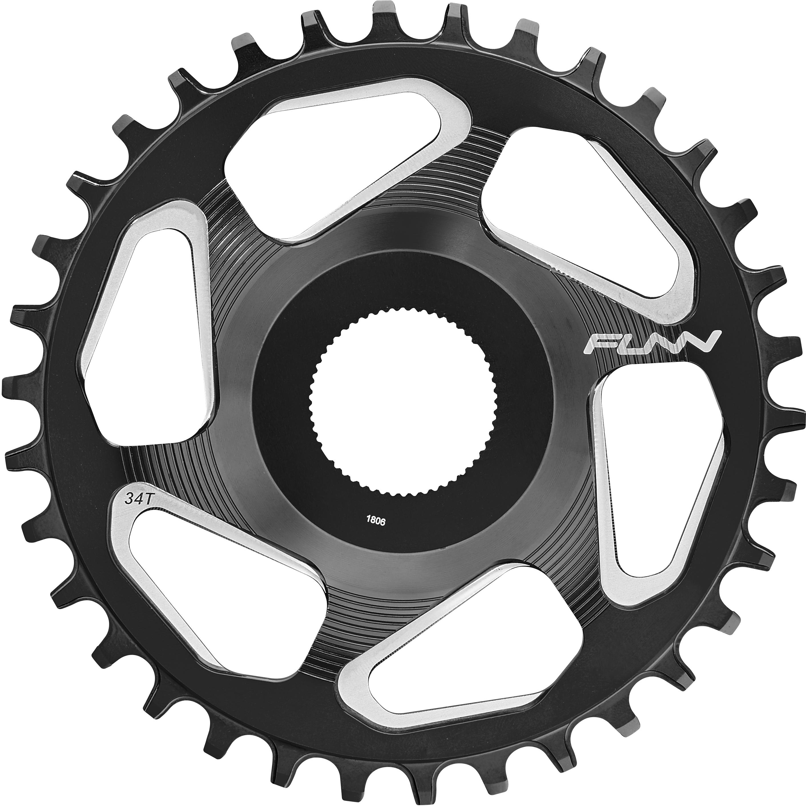 Image of Funn Solo ES Narrow Wide Chainring - Black