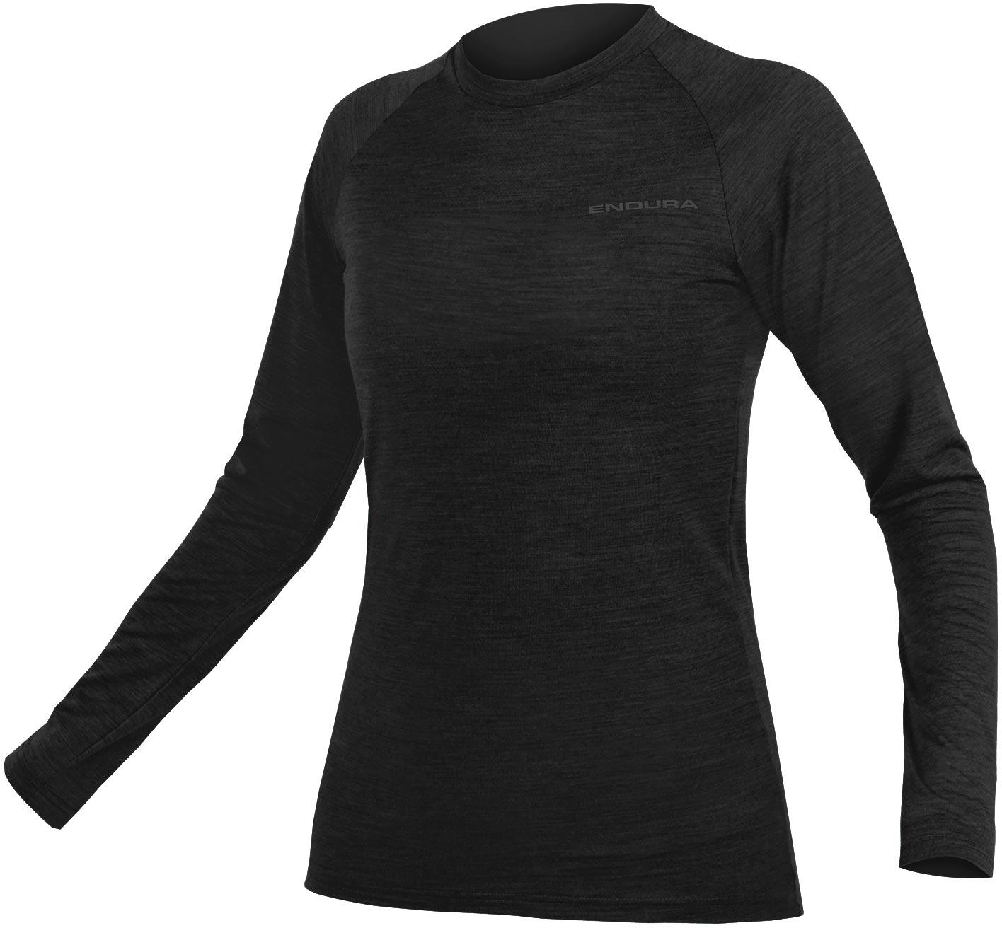 Click to view product details and reviews for Endura Womens Baabaa Blend Long Sleeve Base Layer Black.