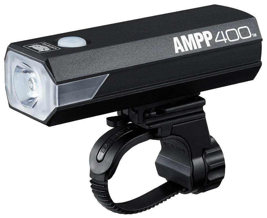 Click to view product details and reviews for Cateye Ampp 400 Front Light Black.