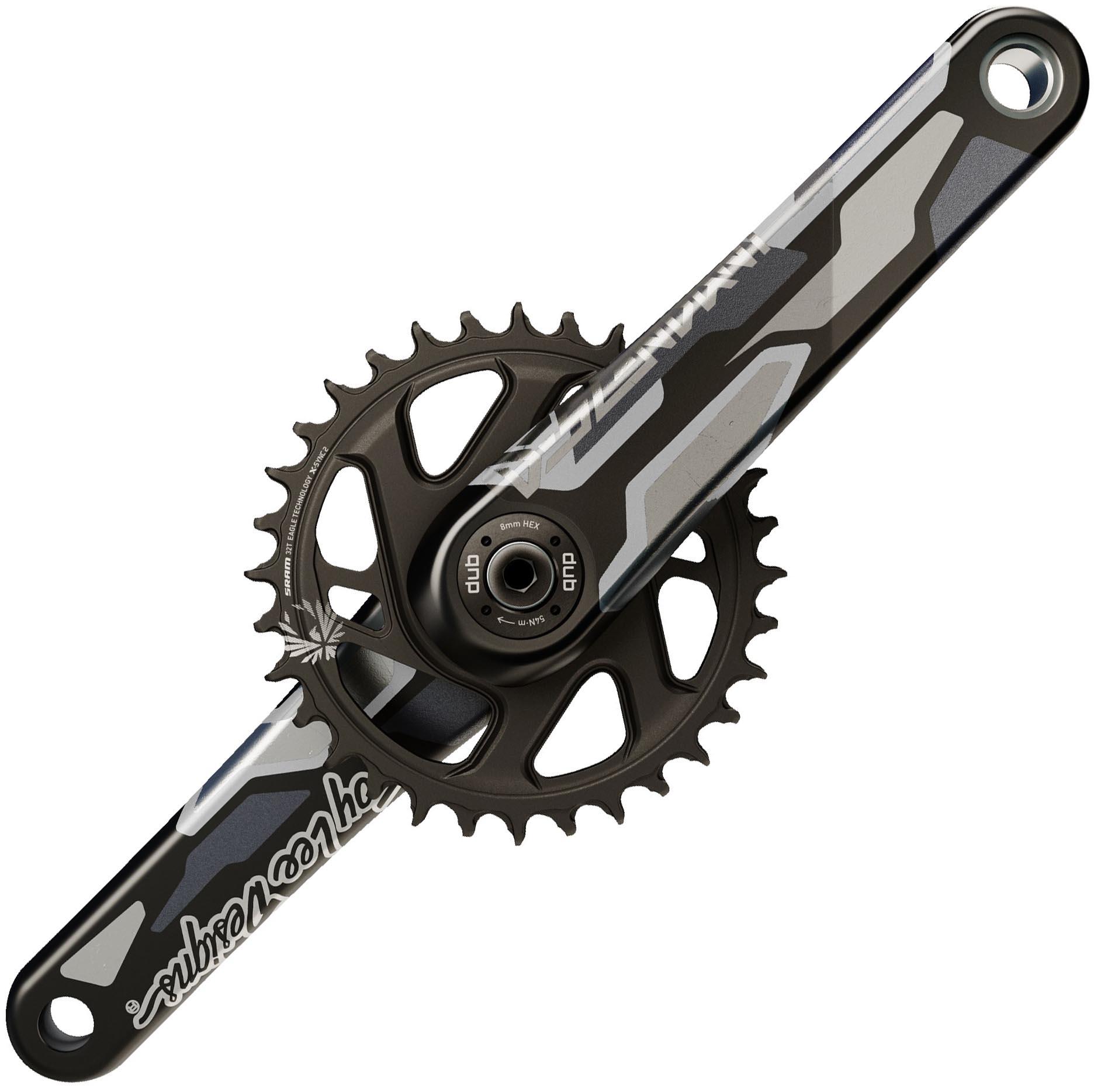 Truvativ Descendant Colab Tld Eagle Dh 12 Speed Chainset Dub Black