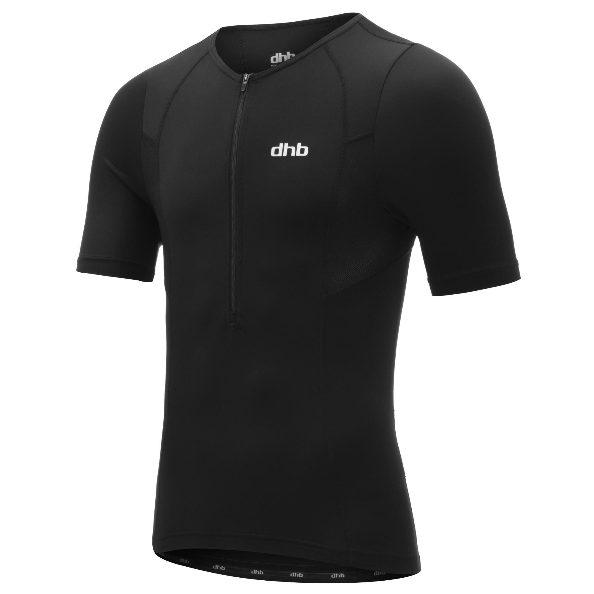 Click to view product details and reviews for Dhb Hydron Mens Tri Short Sleeve Top Black.