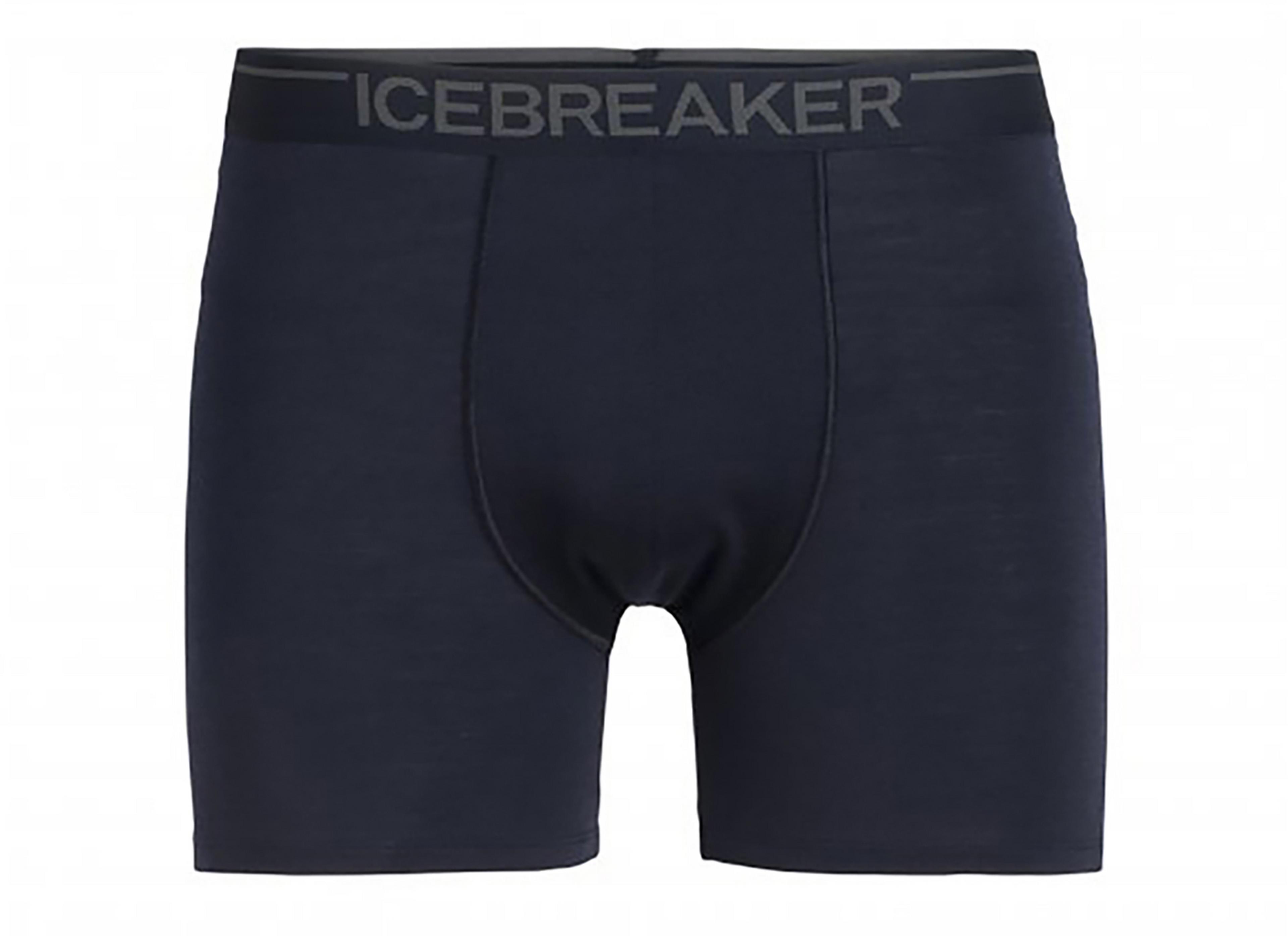 Icebreaker Men Merino 150 Anatomica Boxers First Snow Loden/Snow/Aop  Technical boxers : Snowleader