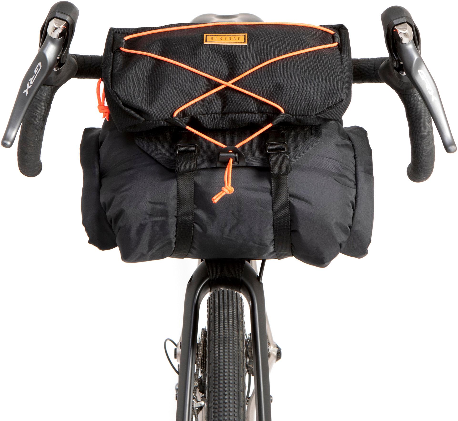 Restrap Bar Bag - Large - Schwarz - Orange  - 17 Litres