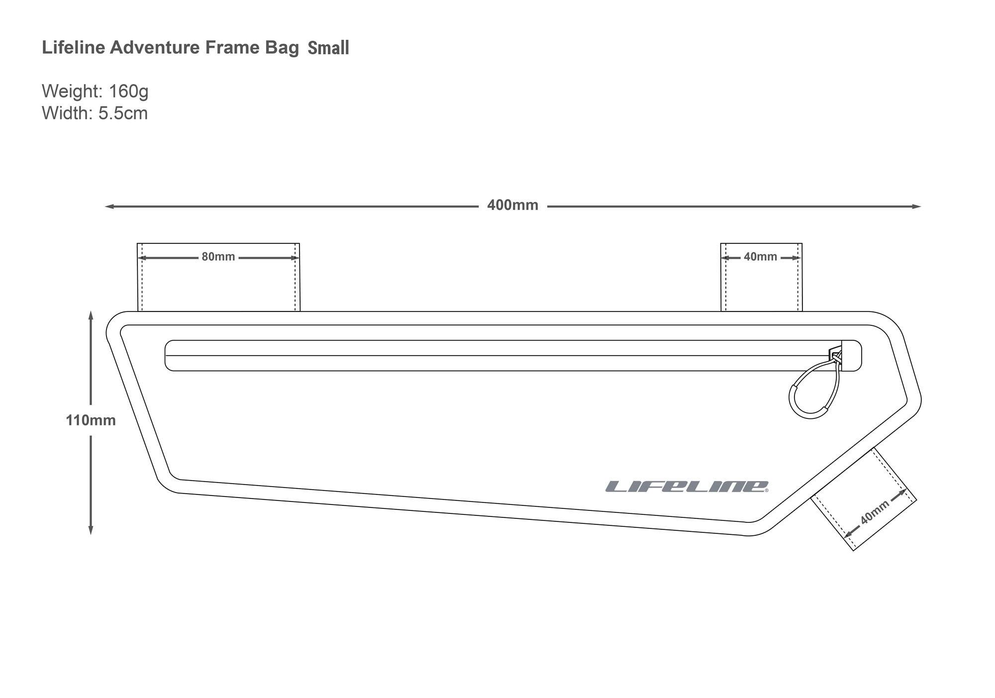 LifeLine Adventure Frame Bag Wiggle