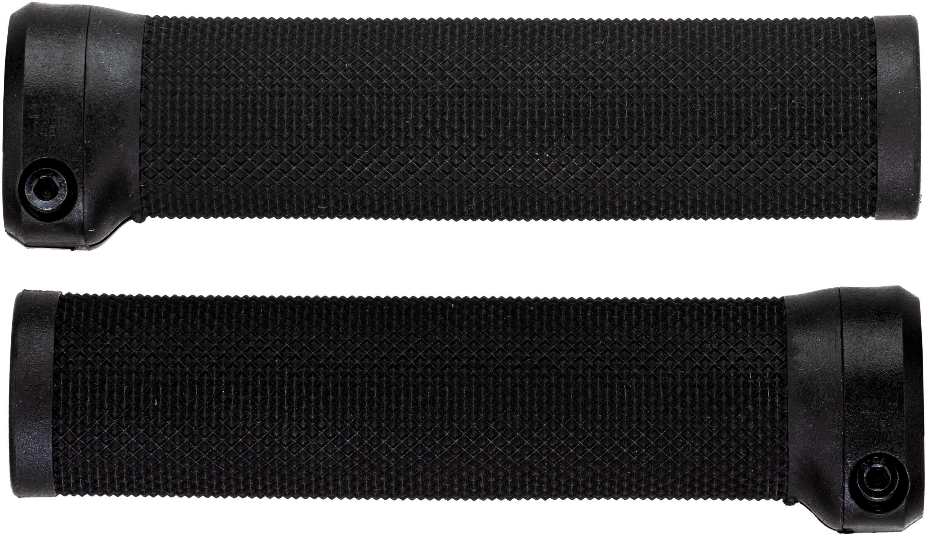 Click to view product details and reviews for Brand X Knurled Lock On Grips Black.