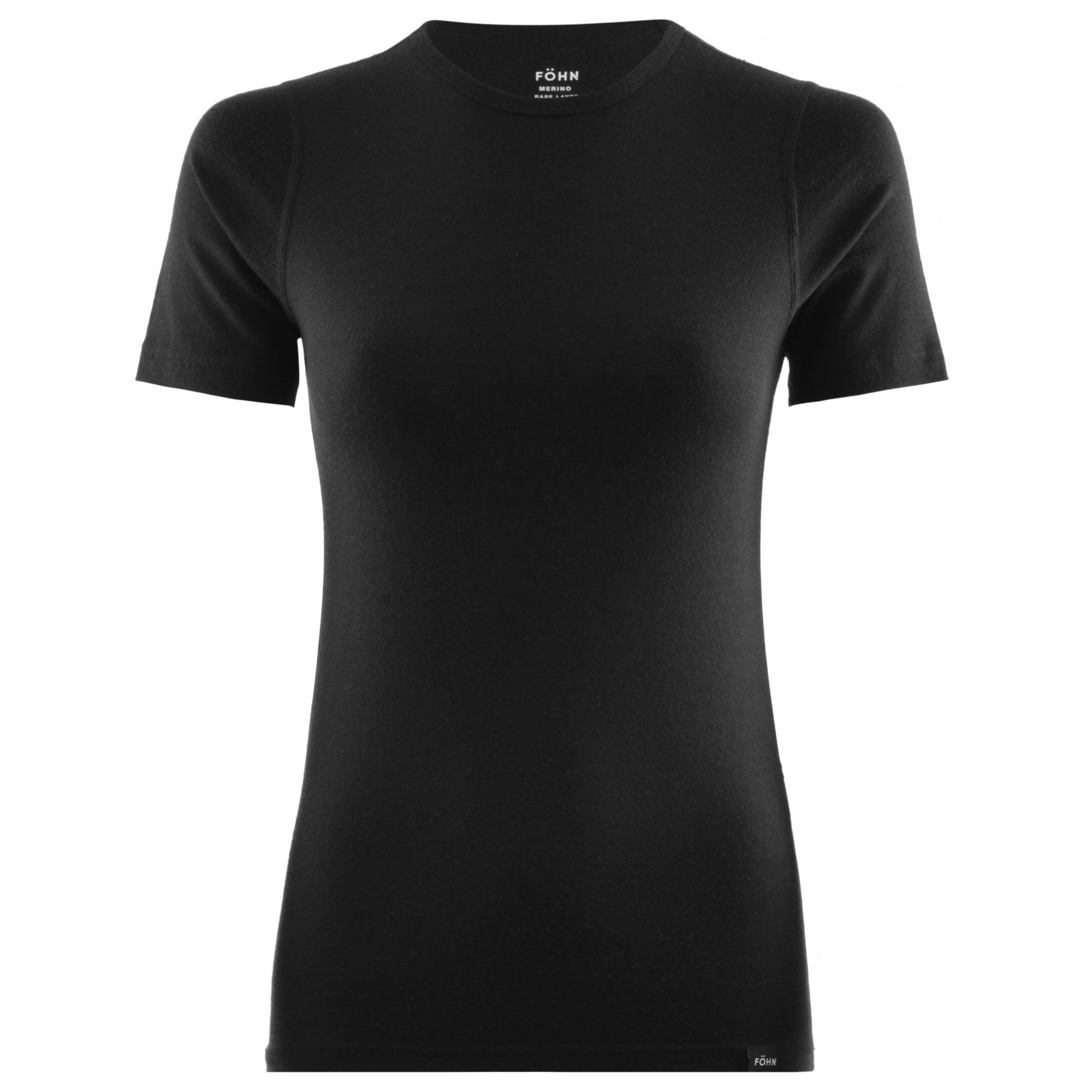 Click to view product details and reviews for F&ouml;hn Womens Merino Short Sleeve Base Layer M 200 Black.
