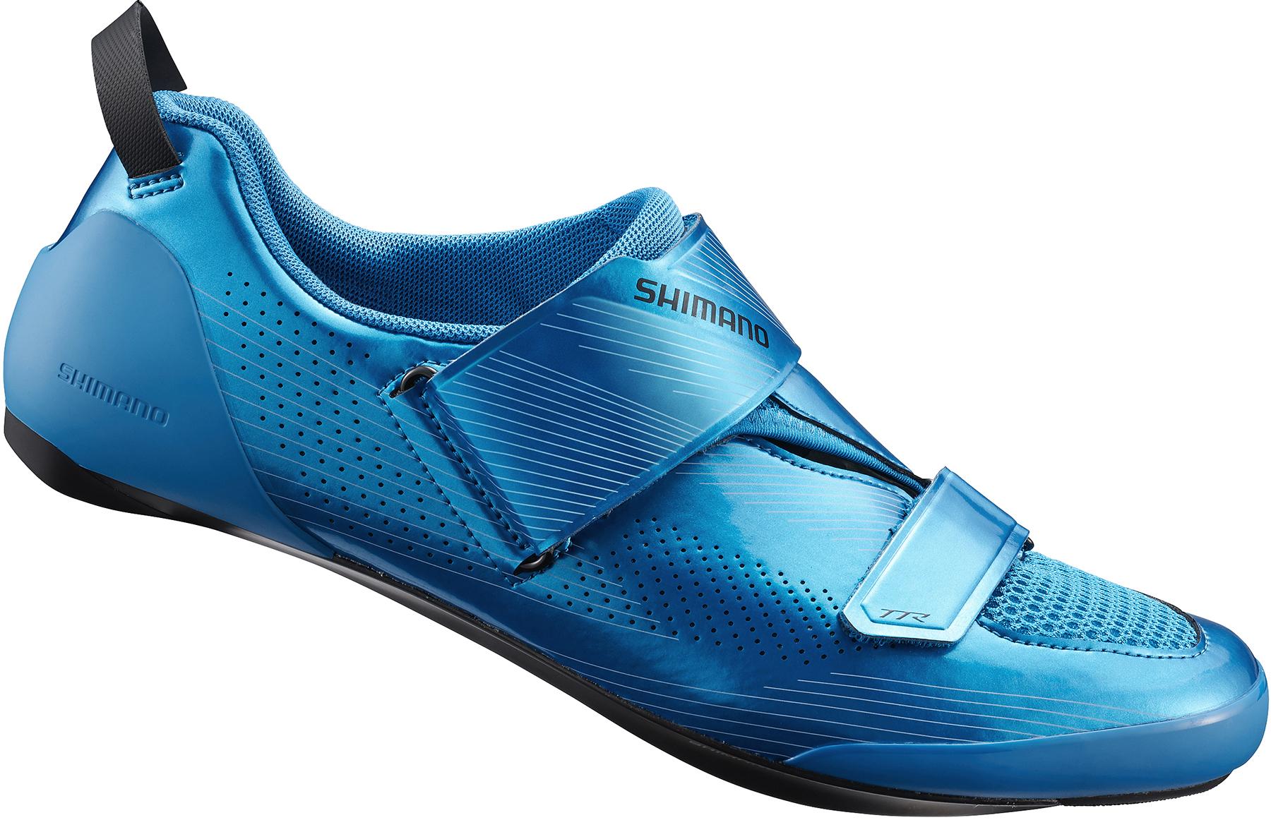 Click to view product details and reviews for Shimano Tr9 Spd Sl Triathlon Shoes Blue.