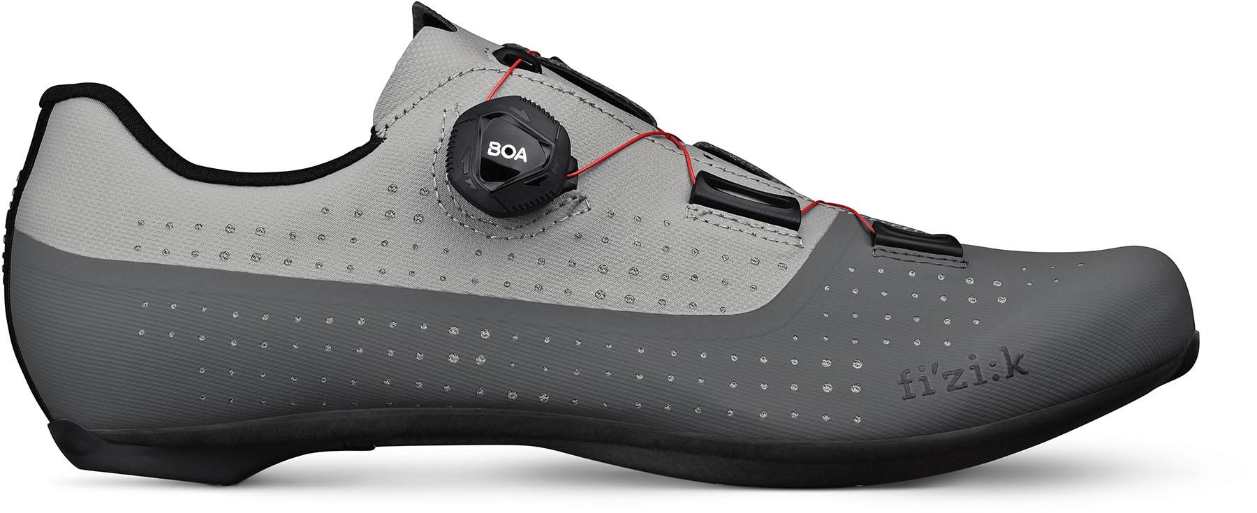 Image of Chaussures de route Fizik Tempo Overcurve R4 - Grey/Red