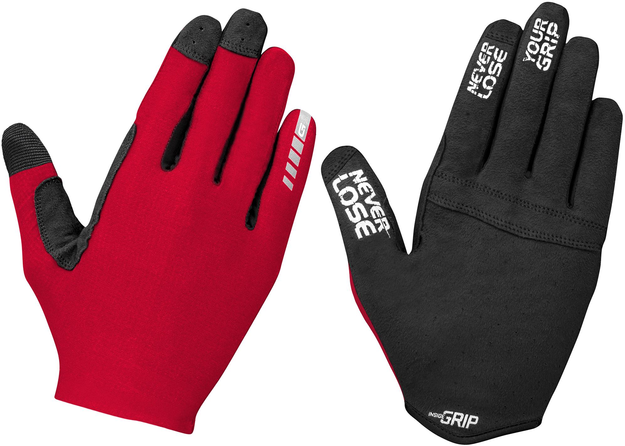 Click to view product details and reviews for Gripgrab Aerolite Insidegrip Long Finger Glove Red.