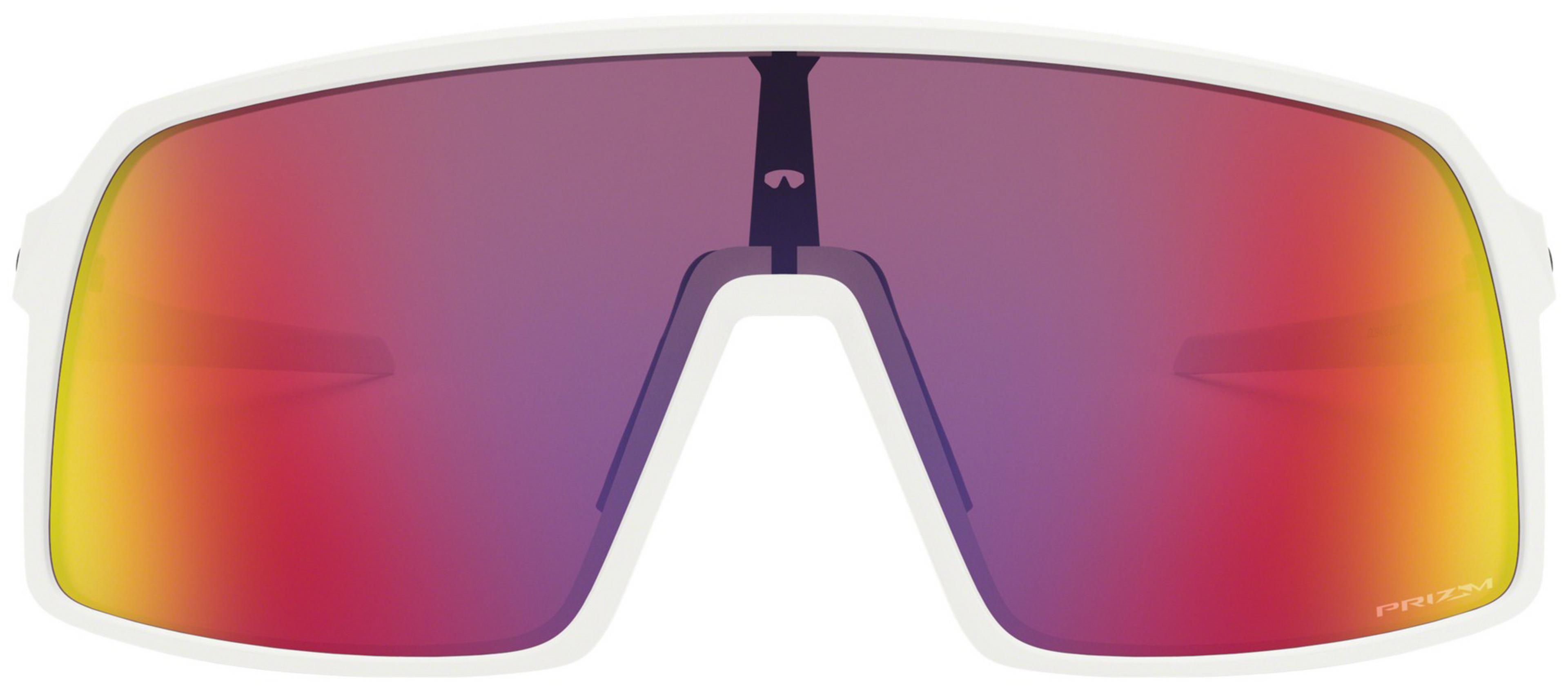 Oakley Sutro Matt White Prizm Road Sunglasses | Wiggle