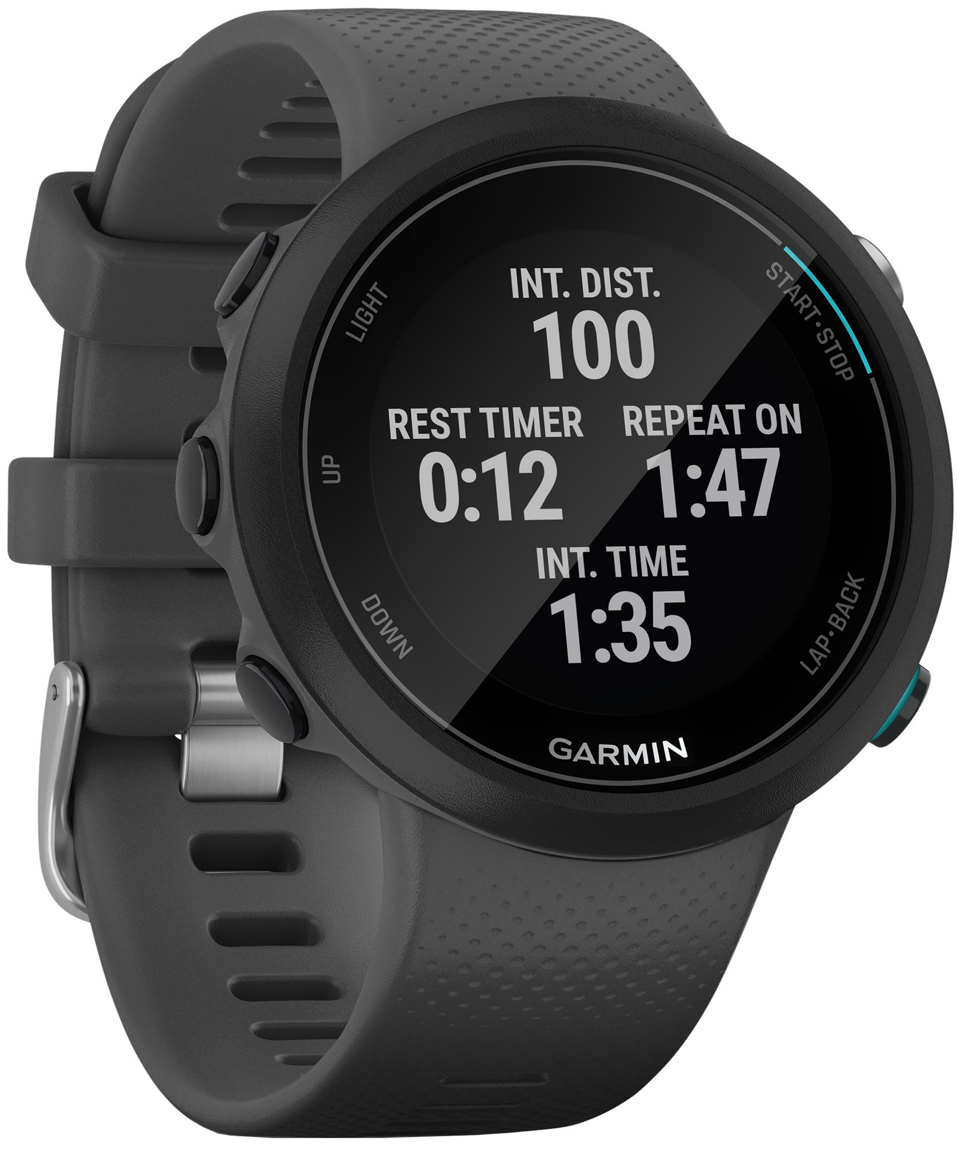  Garmin Swim 2, GPS Swimming Smartwatch for Pool and Open Water,  Underwater Heart Rate, Records Distance, Pace, Stroke Count and Type, Slate  Gray : Electronics