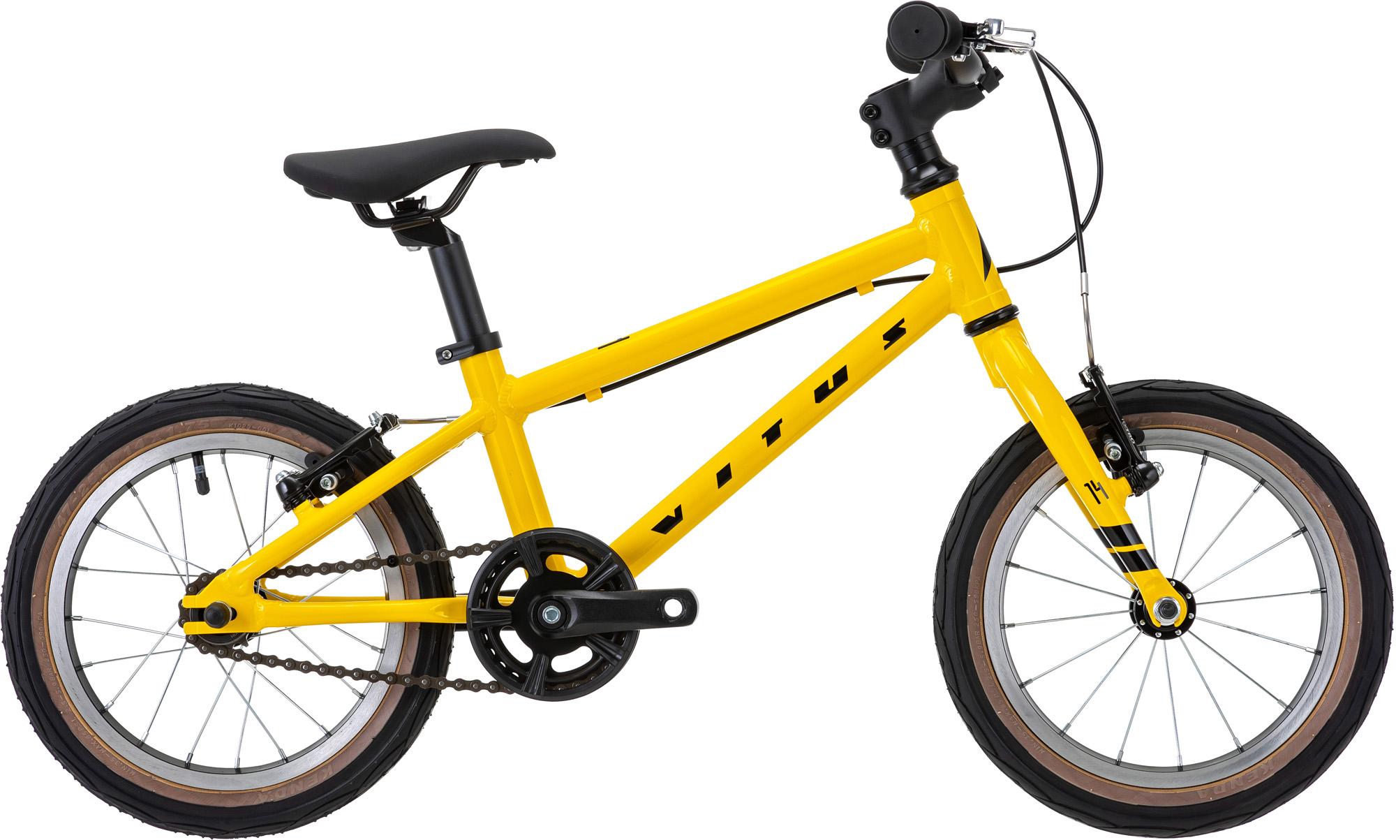 Click to view product details and reviews for Vitus 14 Kids Bike Yellow.