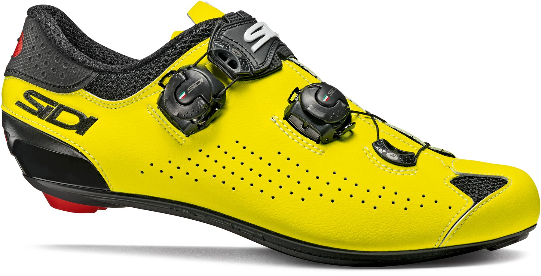Click to view product details and reviews for Sidi Genius 10 Road Cycling Shoes Black Yellow Fluo.