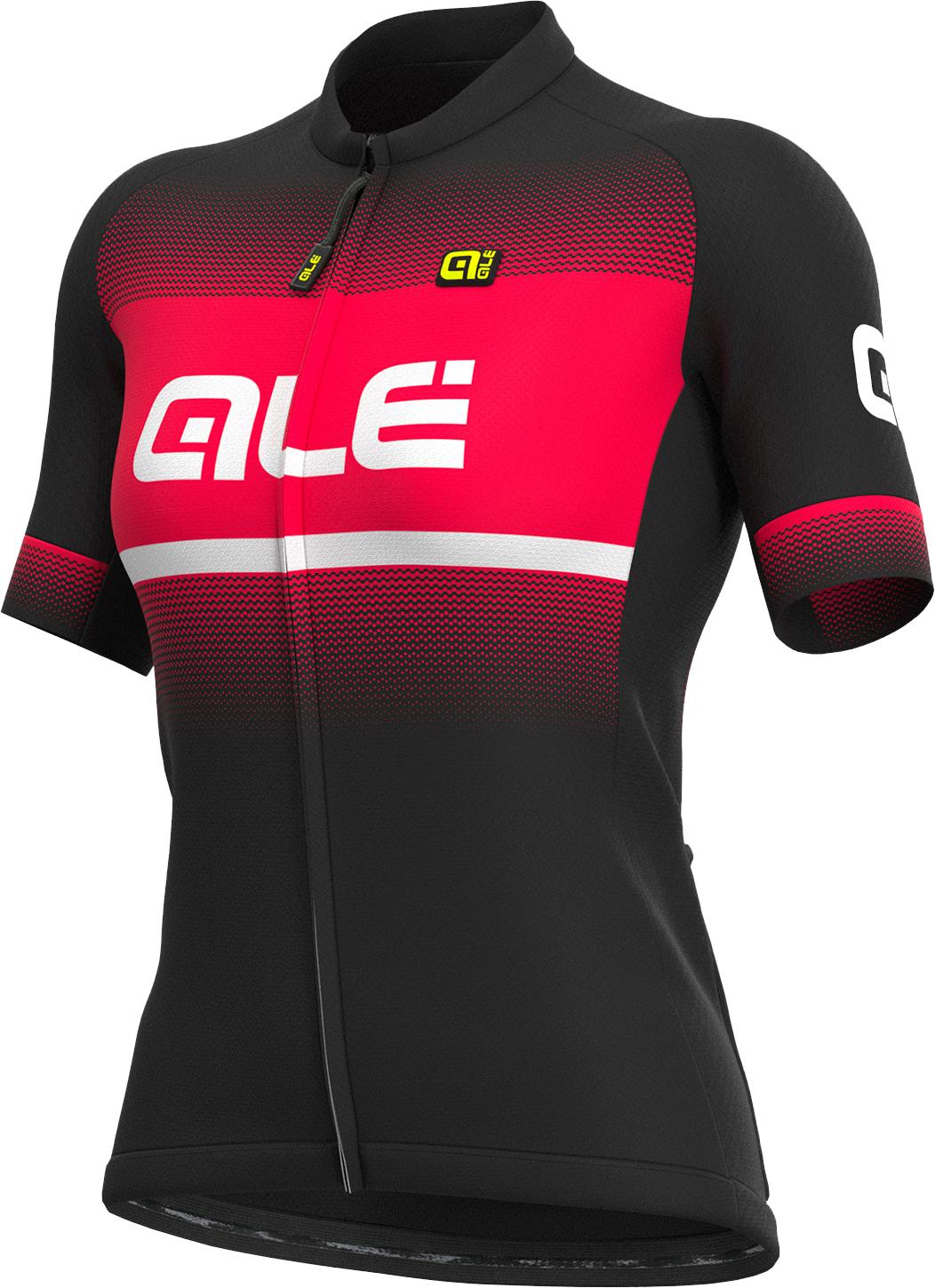 Click to view product details and reviews for Alé Womens Solid Blend Cycling Jersey Black Strawberry.