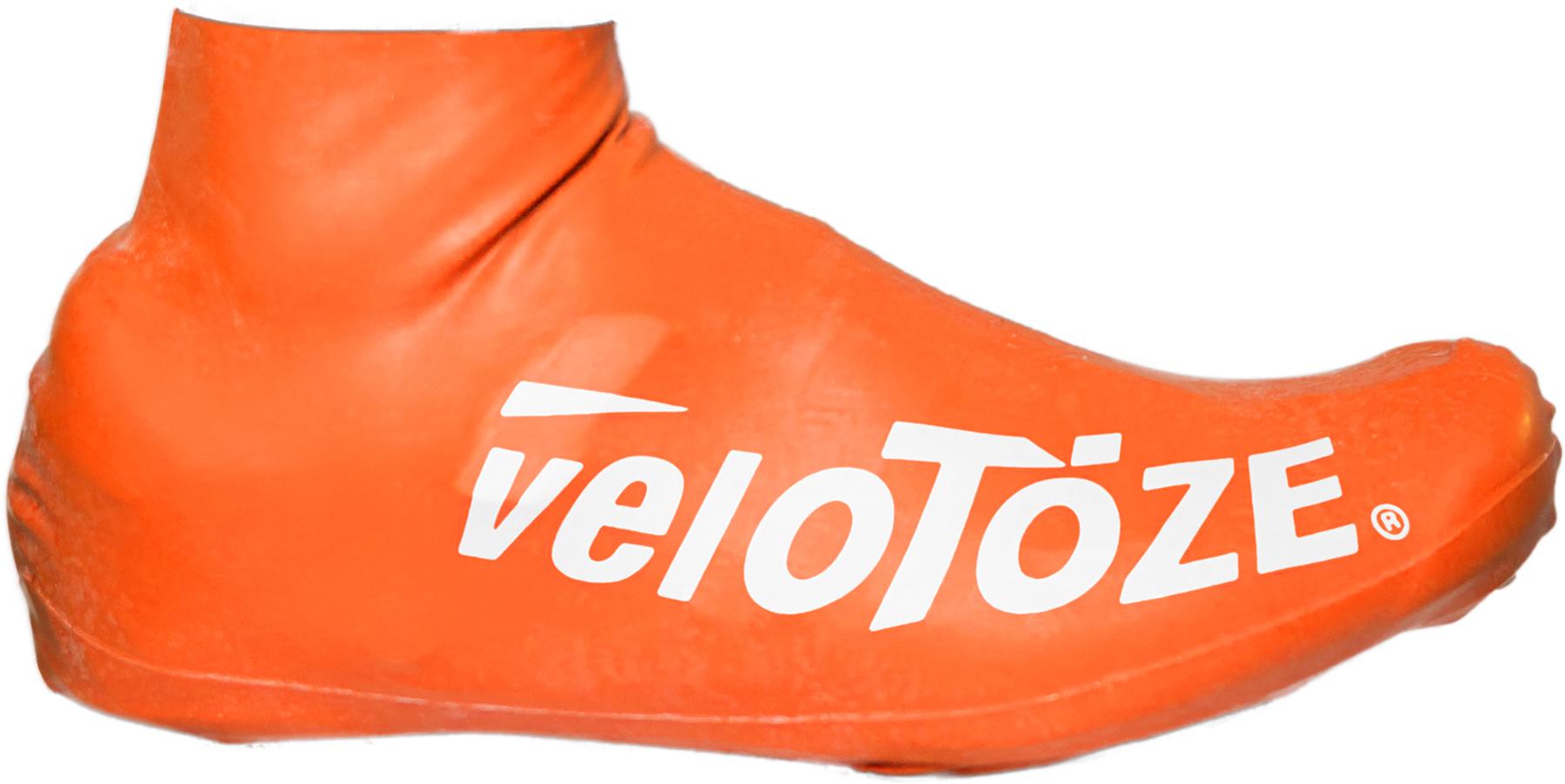 Image of Couvre-chaussures courts VeloToze 2.0 - Hi-Viz Orange
