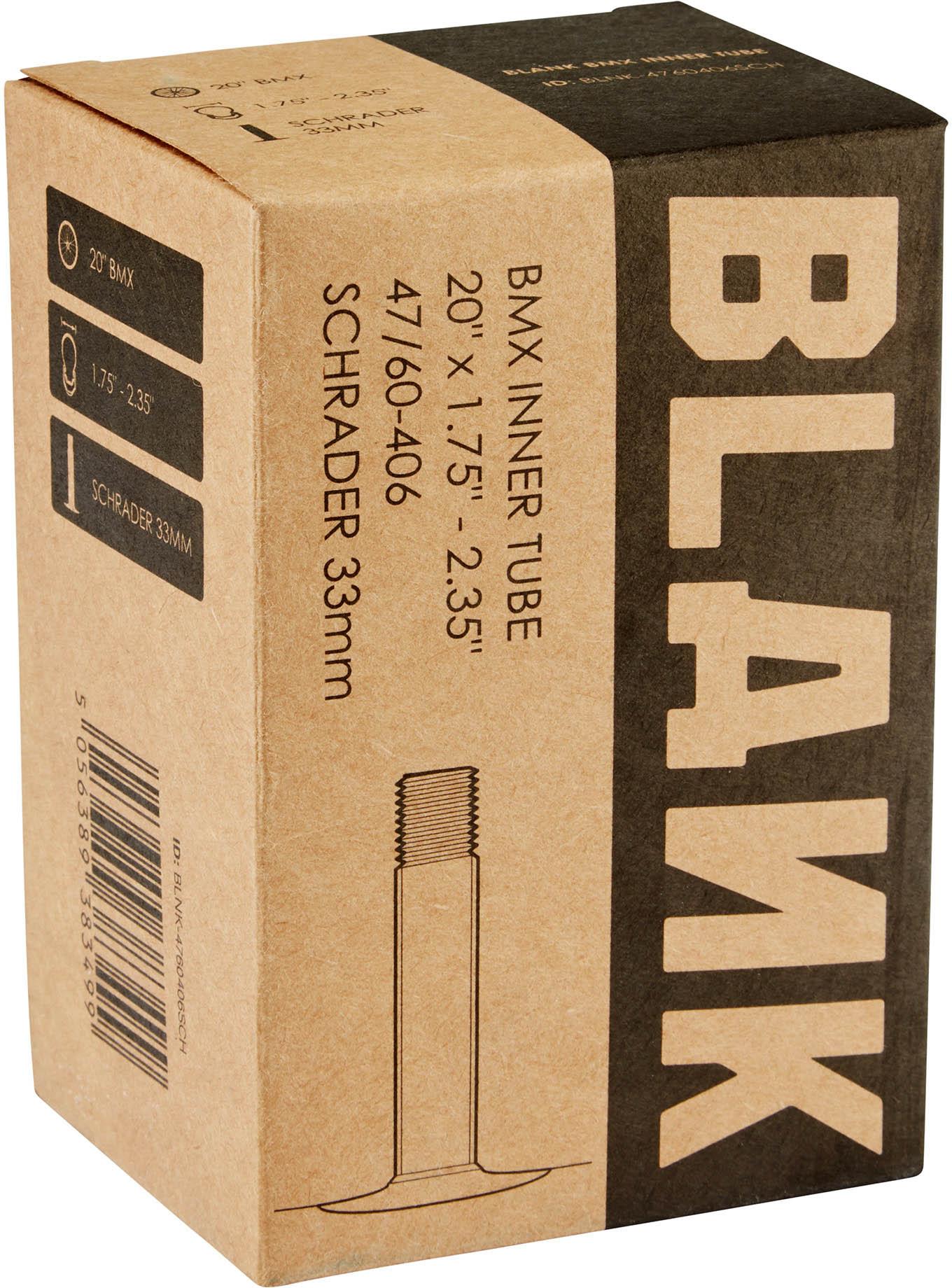 Image of Blank 20" BMX Inner Tube - Black