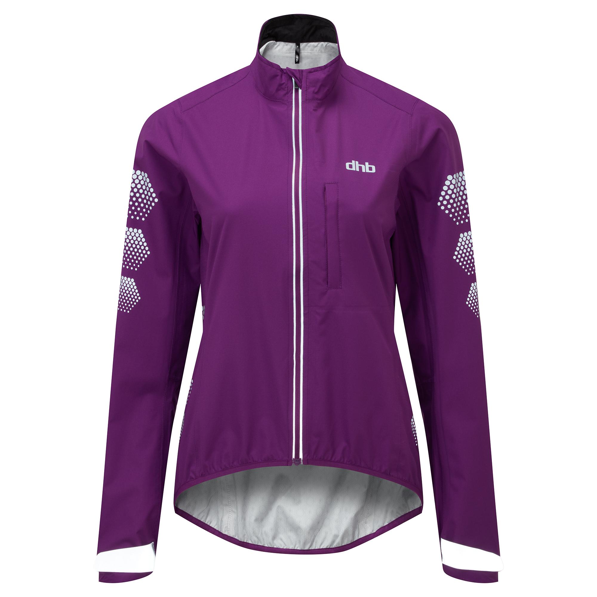 Click to view product details and reviews for Dhb Fl Womens Packable Waterproof Jacket Purple.