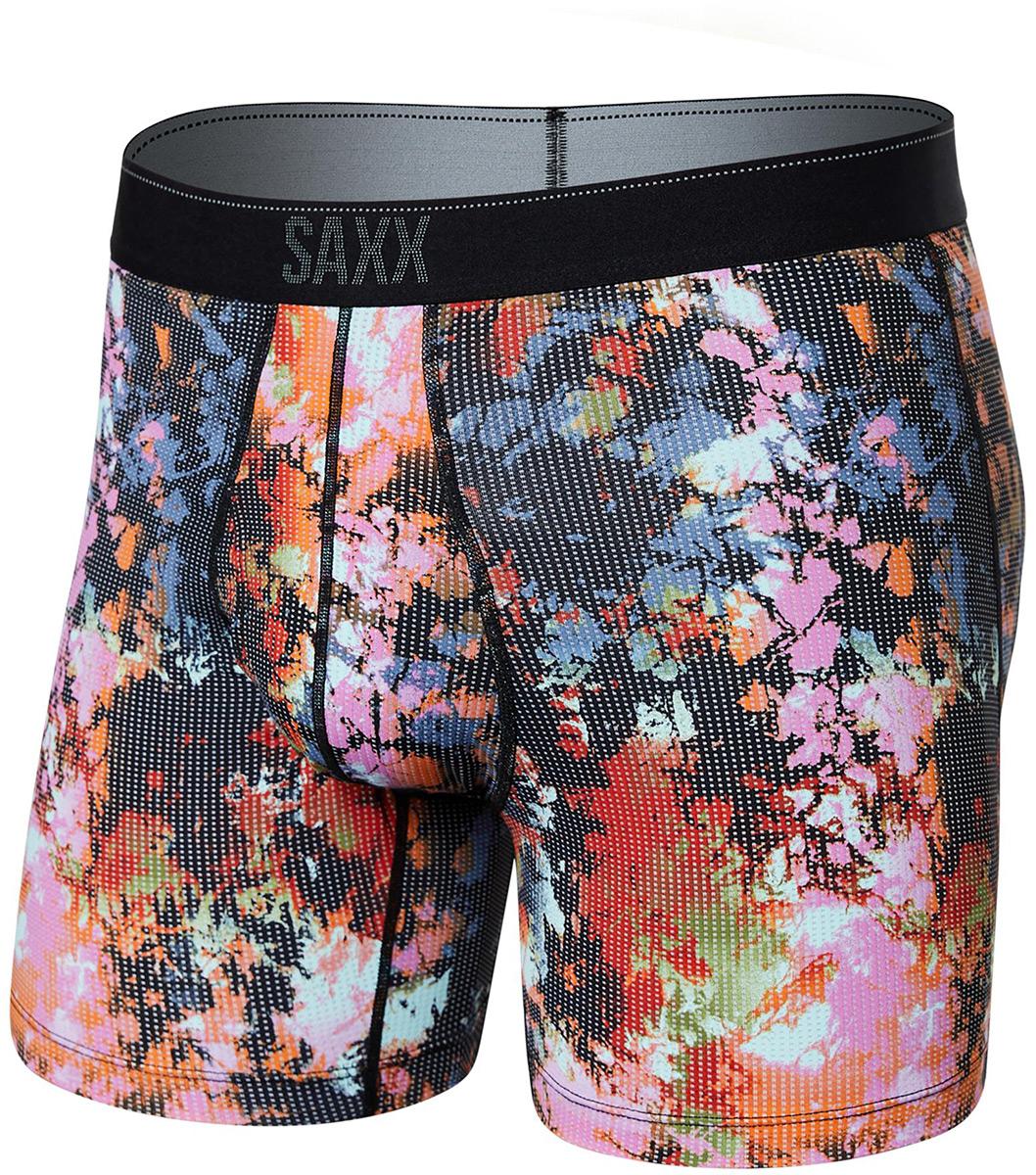 Click to view product details and reviews for Saxx Quest Boxer Brief Fly Prismatic Ice Dye Multi.