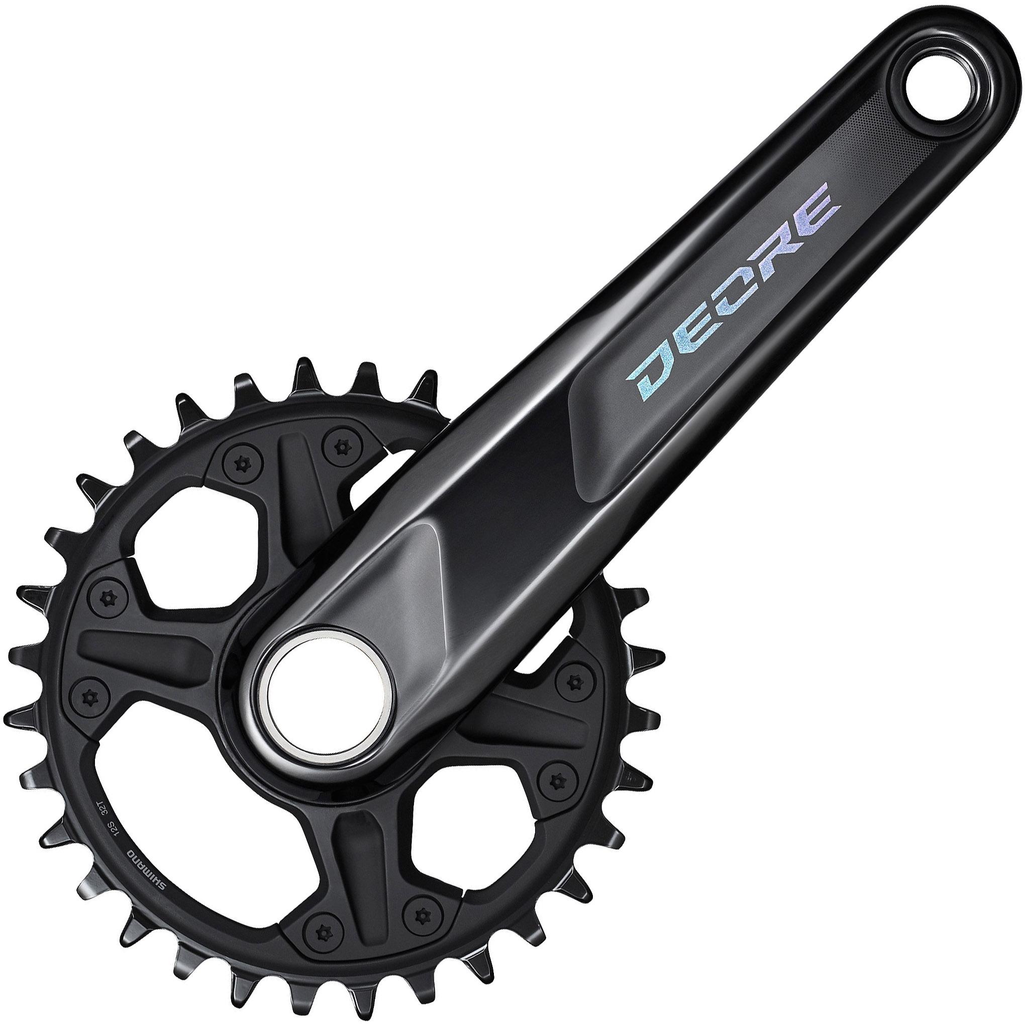 Click to view product details and reviews for Shimano Deore M6120 12 Speed Single Chainset Black.