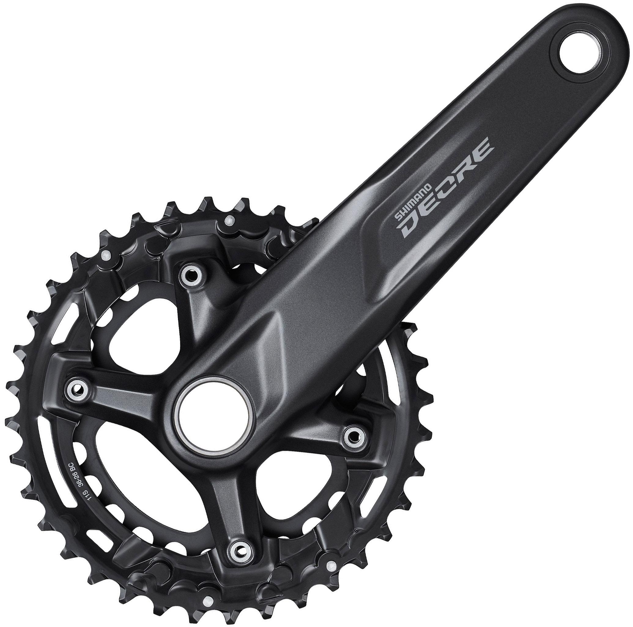 Click to view product details and reviews for Shimano Deore M5100 11 Speed Boost Double Chainset Black.