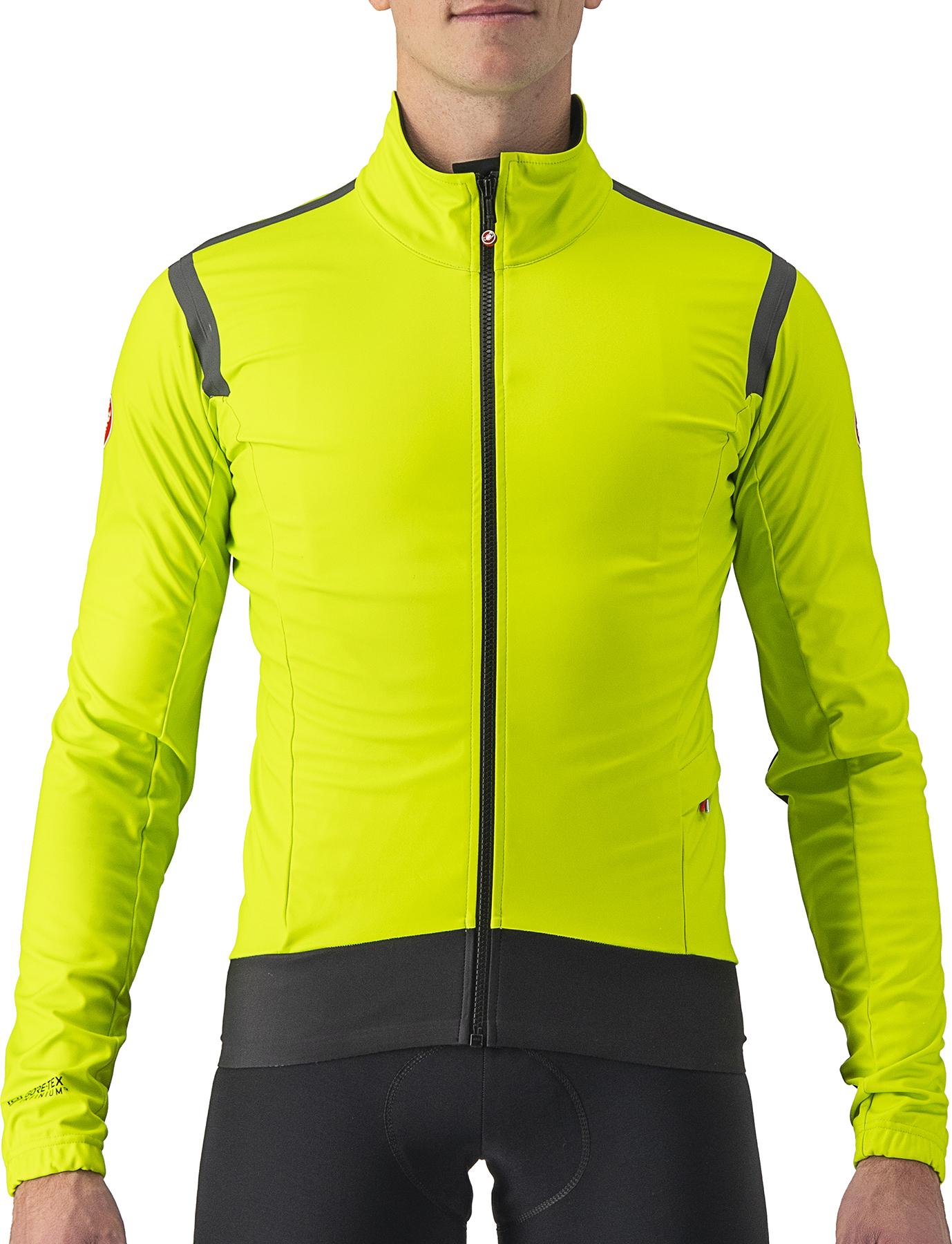 Click to view product details and reviews for Castelli Alpha Ros 2 Light Jacket Electric Lime Dark Grey Black.