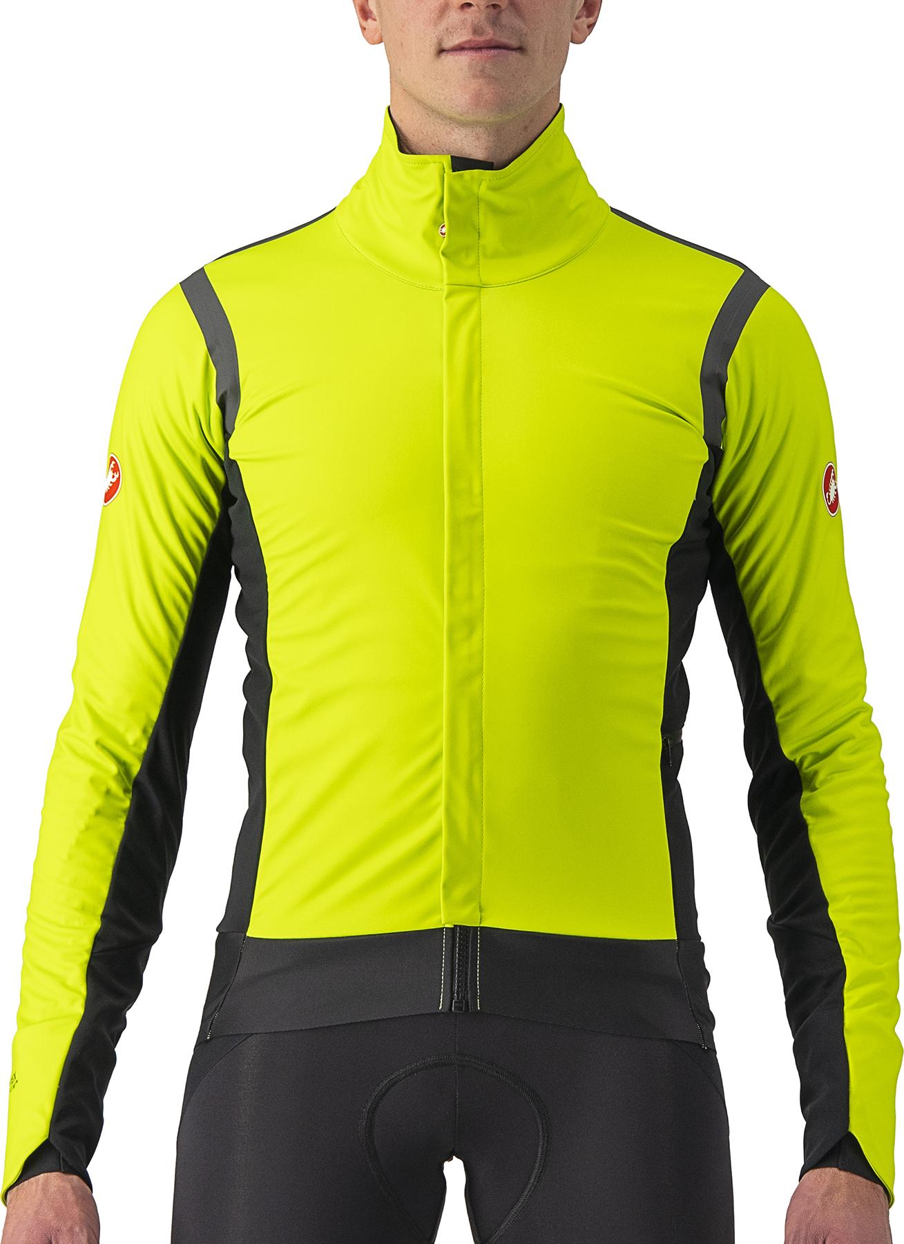 Click to view product details and reviews for Castelli Alpha Ros 2 Jacket Electric Lime Dark Grey.