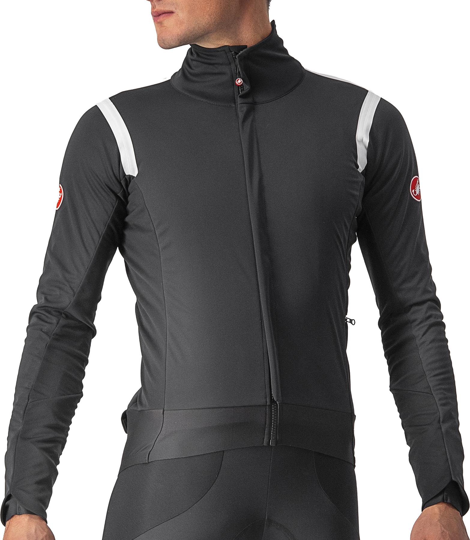 Click to view product details and reviews for Castelli Alpha Ros 2 Jacket Light Black White Dark Grey.