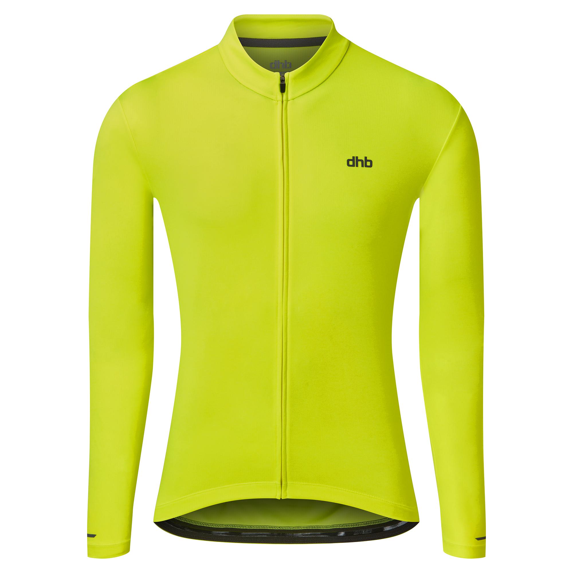 Click to view product details and reviews for Dhb Mens Long Sleeve Jersey 20 Safety Yellow.