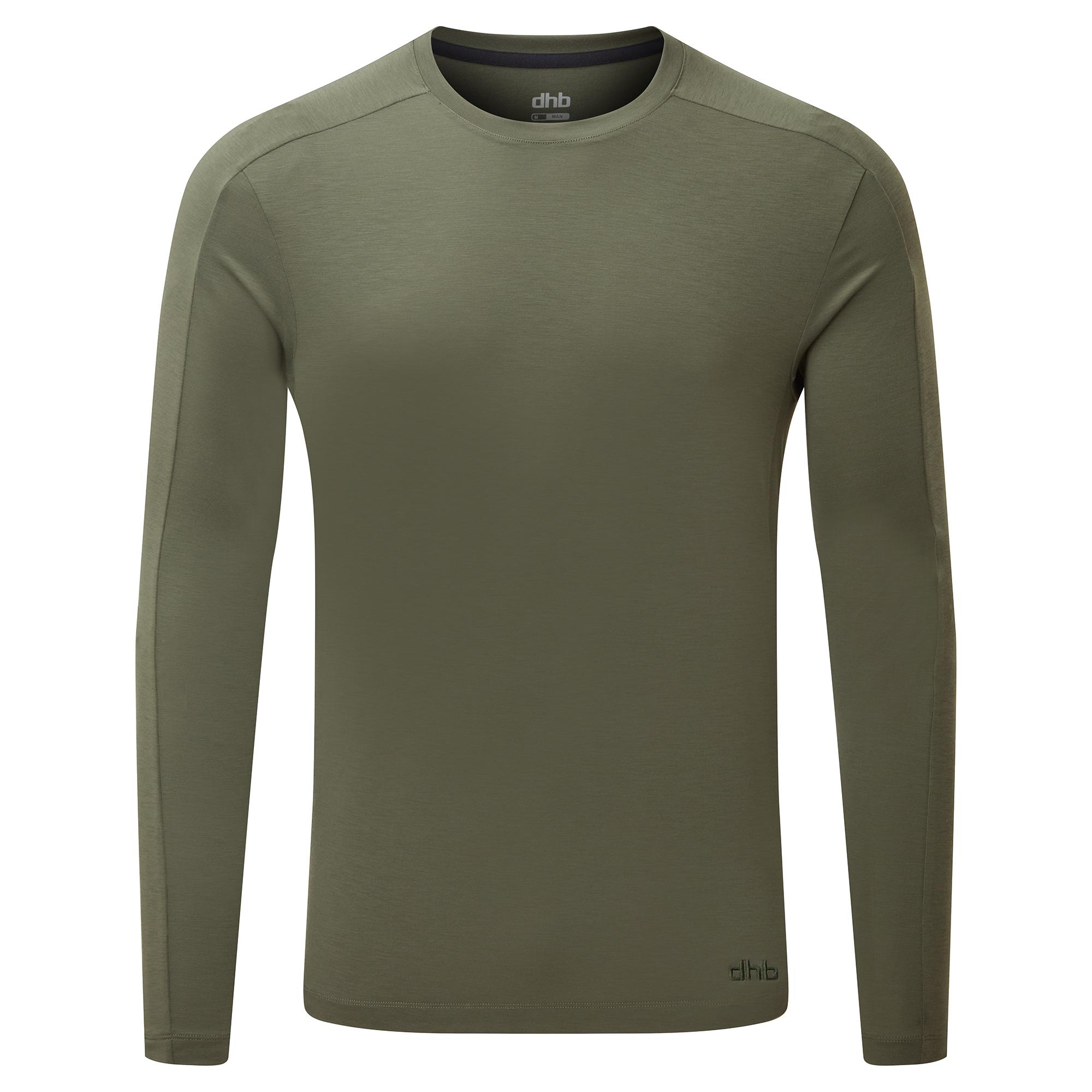 Click to view product details and reviews for Dhb Trail Mens Long Sleeve Drirelease Jersey Thyme.