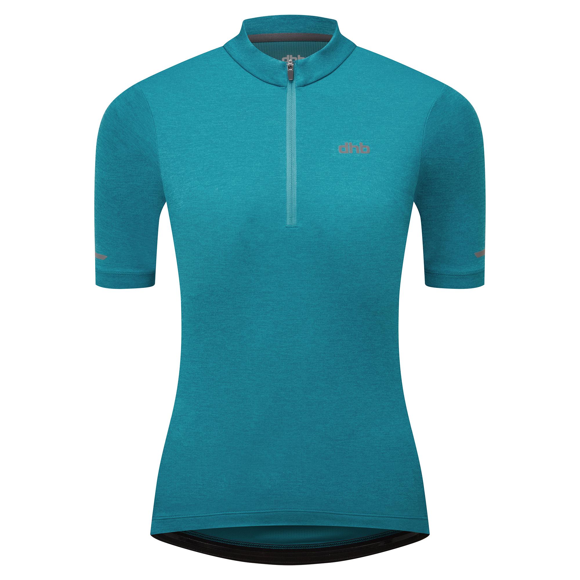 Click to view product details and reviews for Dhb Womens 1 4 Zip Short Sleeve Jersey 20 Ocean Depths.