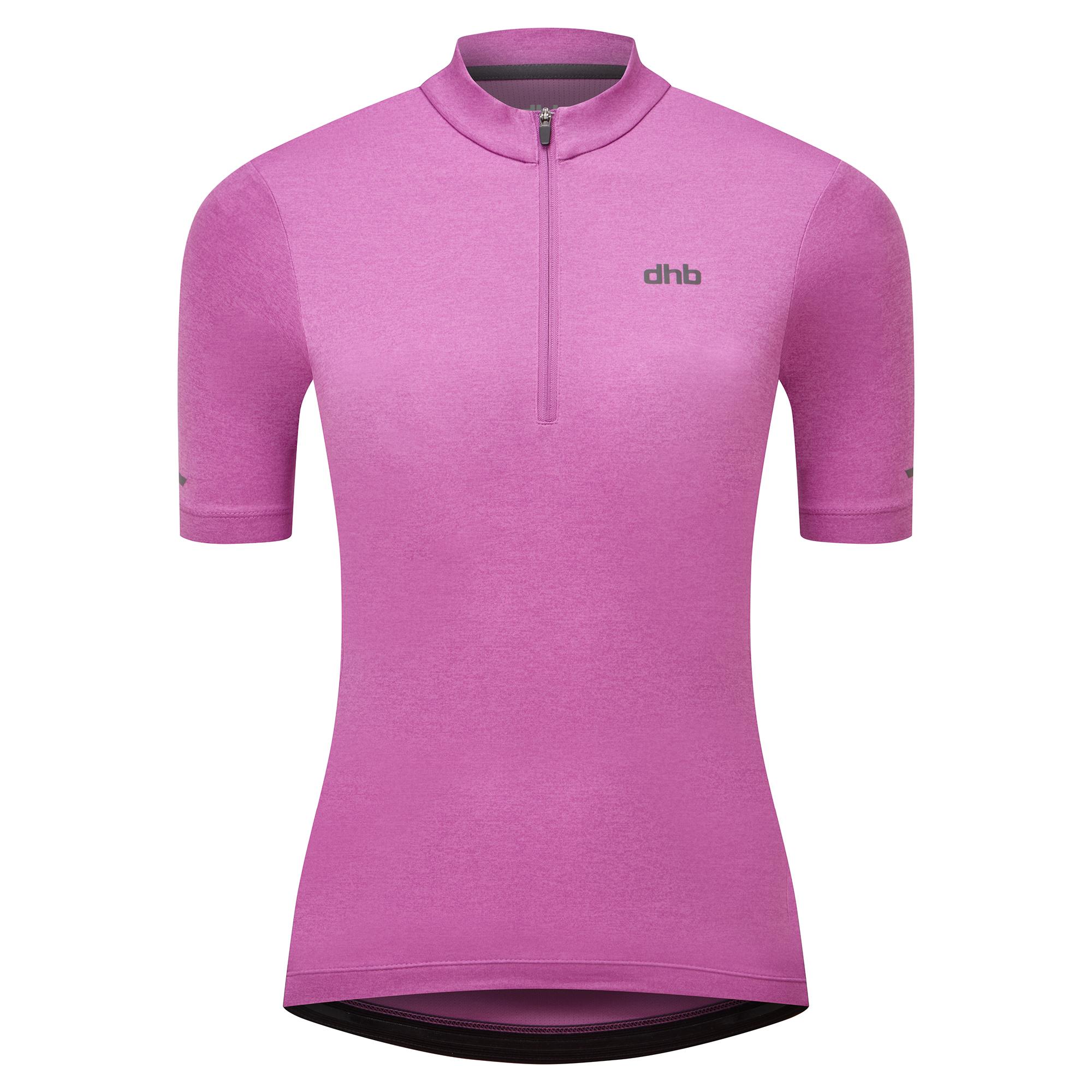 Click to view product details and reviews for Dhb Womens 1 4 Zip Short Sleeve Jersey 20 Cattleya Orchid.