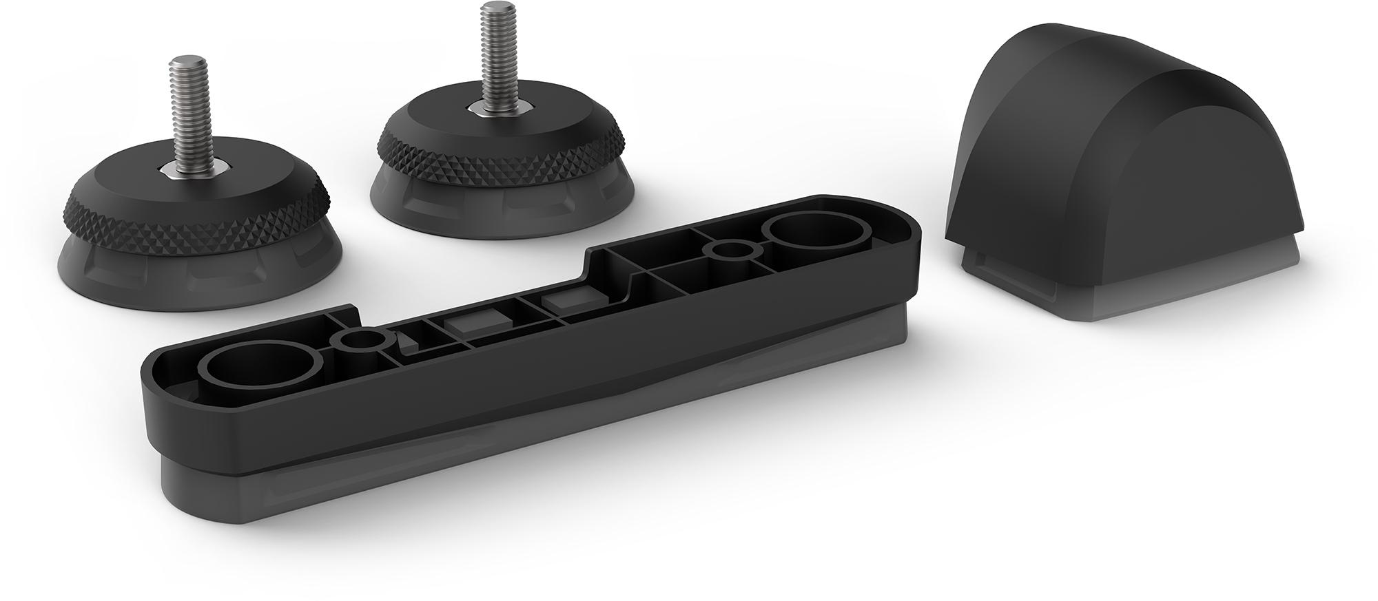 Wahoo Kickr Axis Turbo Trainer Action Feet Black Grey