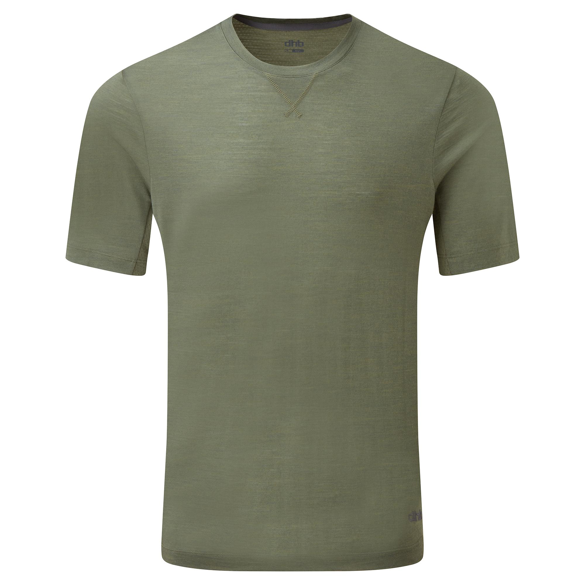 Click to view product details and reviews for Dhb Trail Mens Merino Short Sleeve Jersey M 130 Khaki.