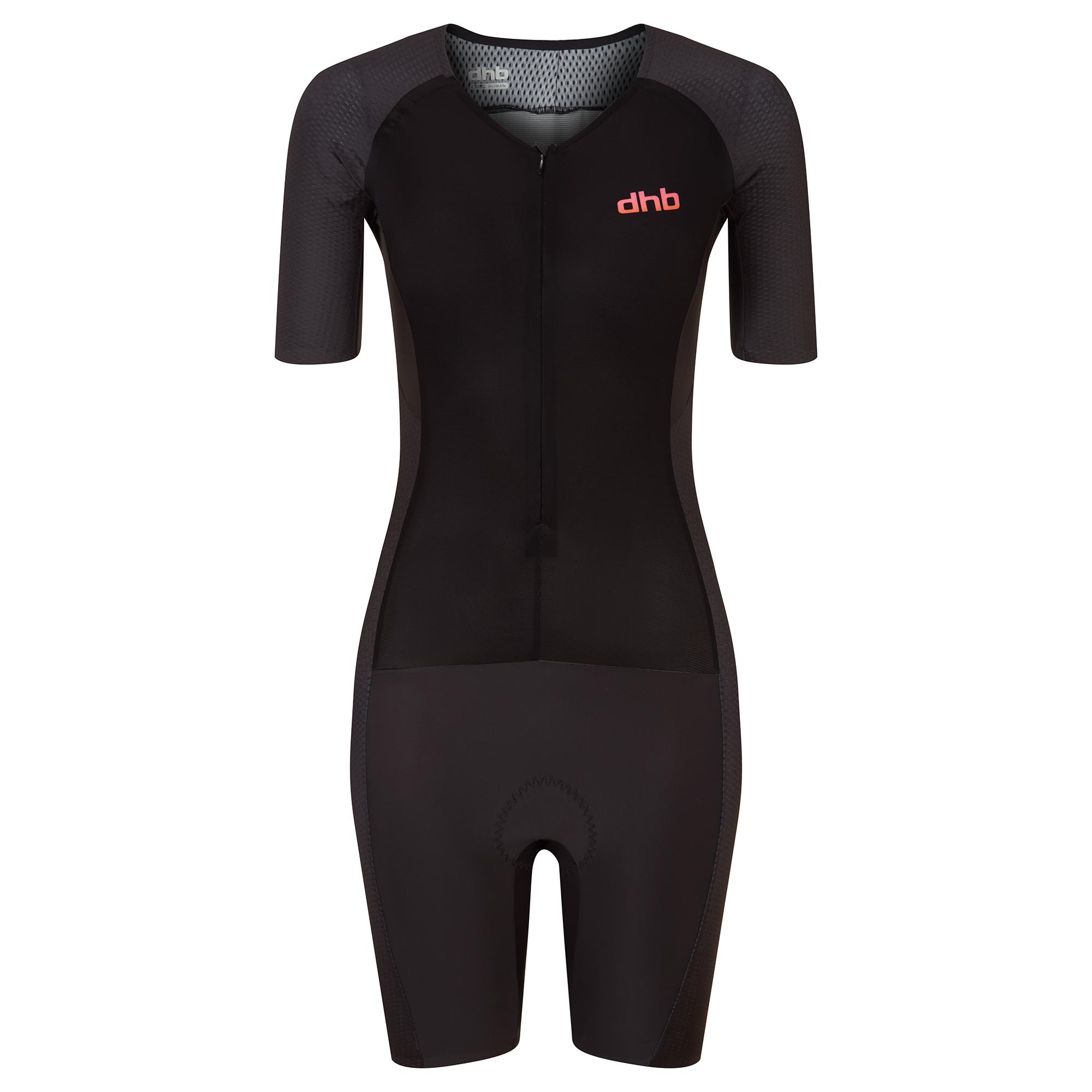 Click to view product details and reviews for Dhb Aeron Lab Womens Short Sleeve Tri Suit Black Pink.
