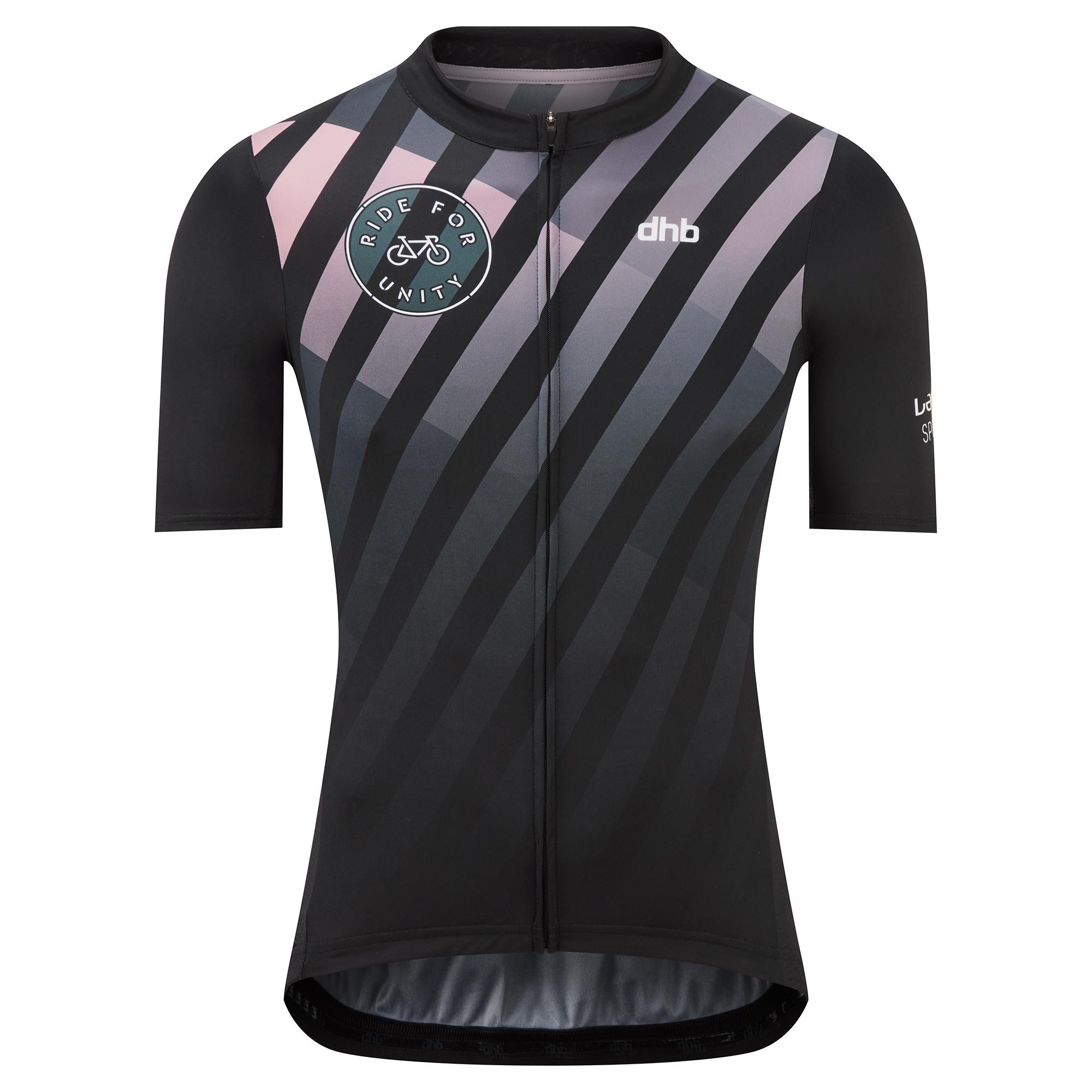 Dhb Ride For Unity Mens Short Sleeve Jersey Black Pink