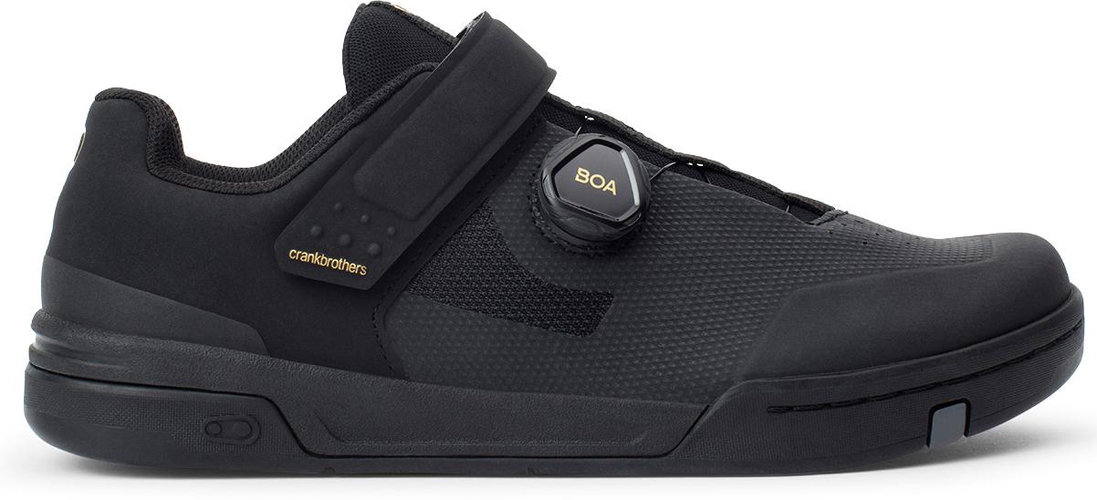crankbrothers Stamp Boa Flat Pedal Cycling Shoes - Black/Gold