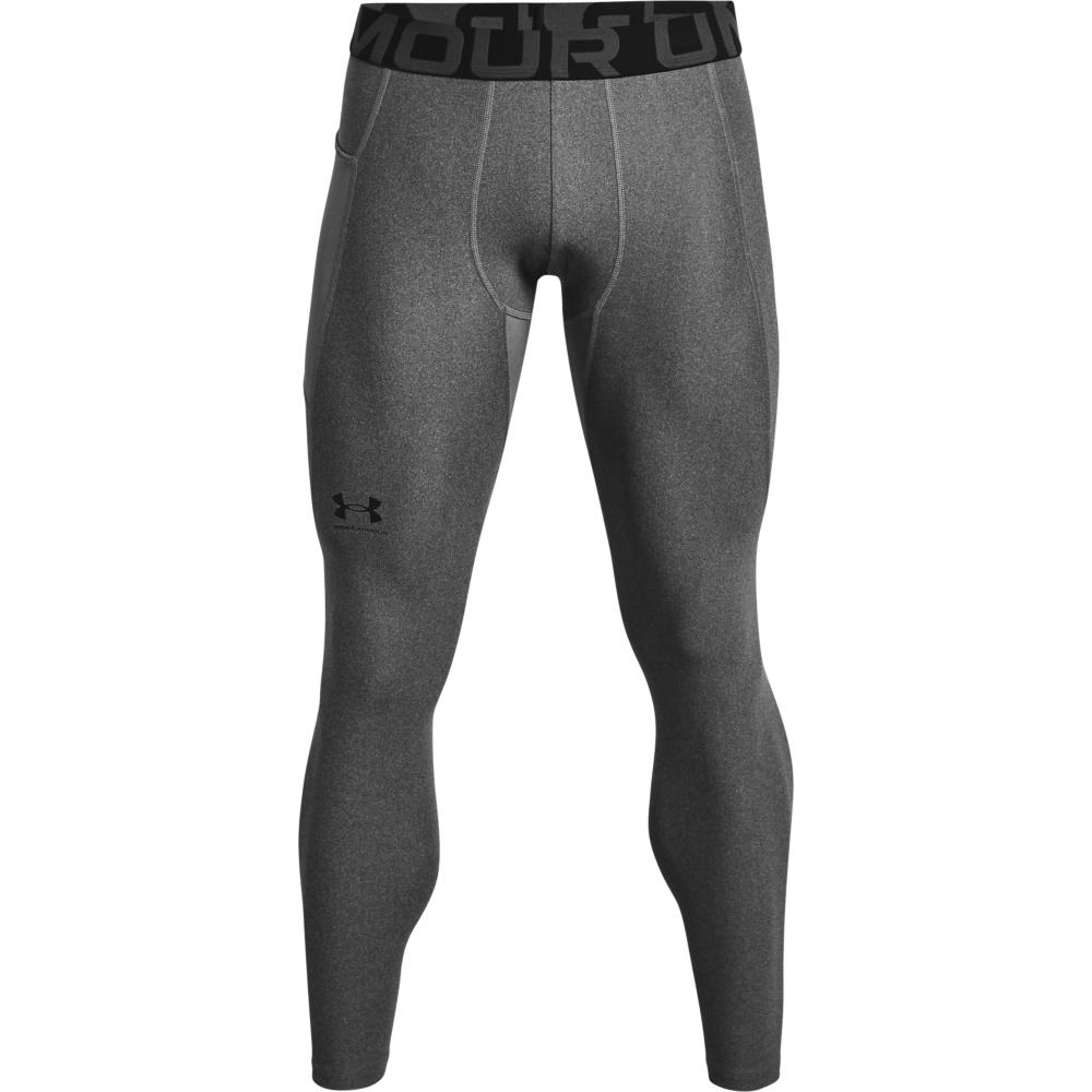Click to view product details and reviews for Under Armour Heatgear Armour Compression Leggings Carbon Heather Black.