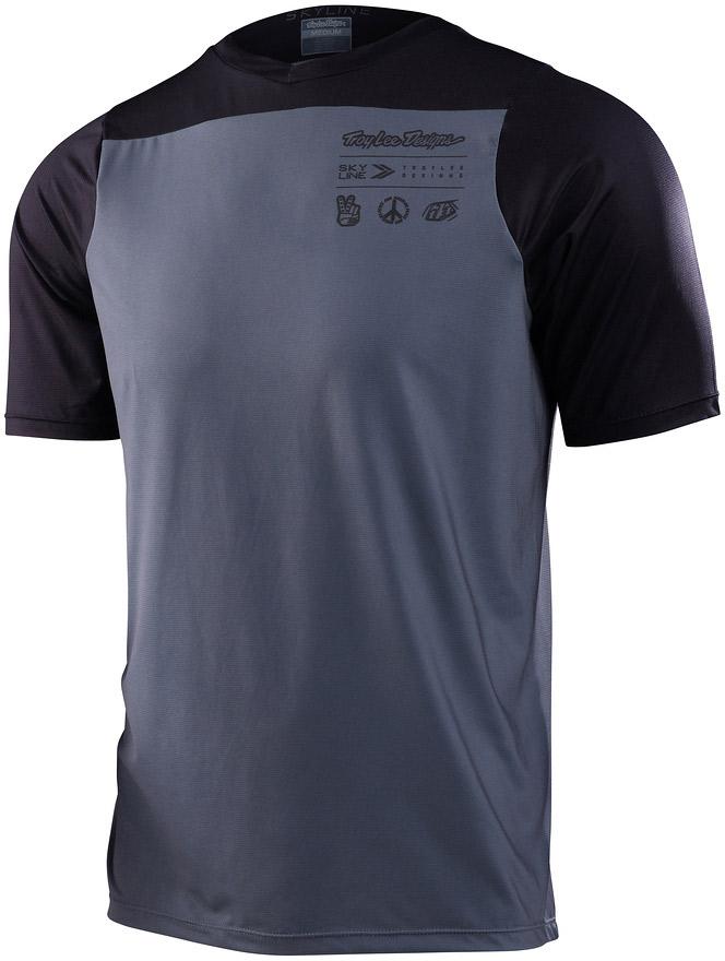 Click to view product details and reviews for Troy Lee Designs Skyline Short Sleeve Mtb Cycling Jersey Mono Charcoal.
