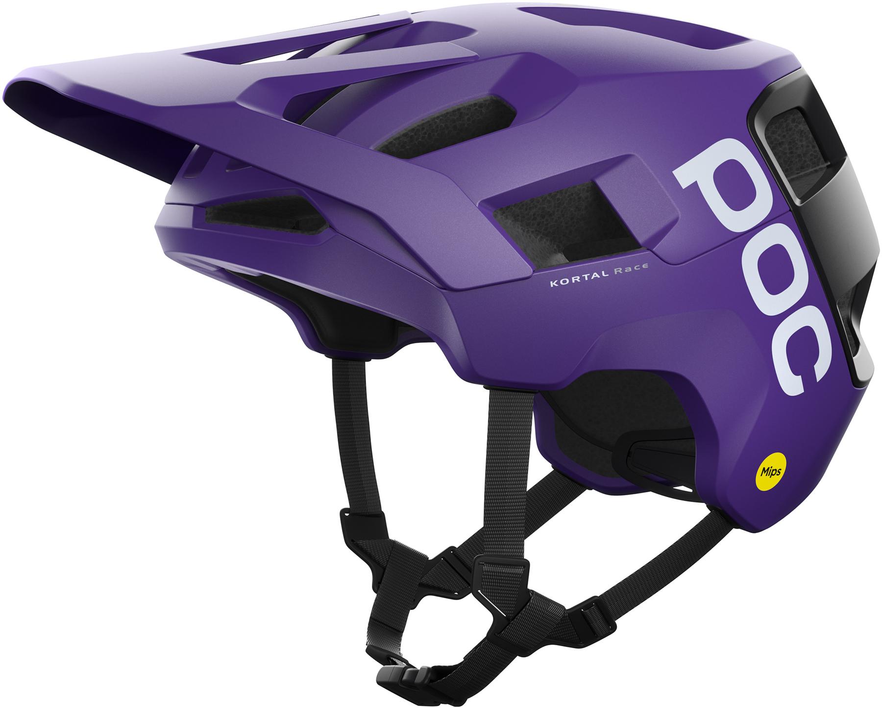 Click to view product details and reviews for Poc Kortal Race Mips Mtb Helmet Sapphire Purple Uranium Black Metallic Matt.