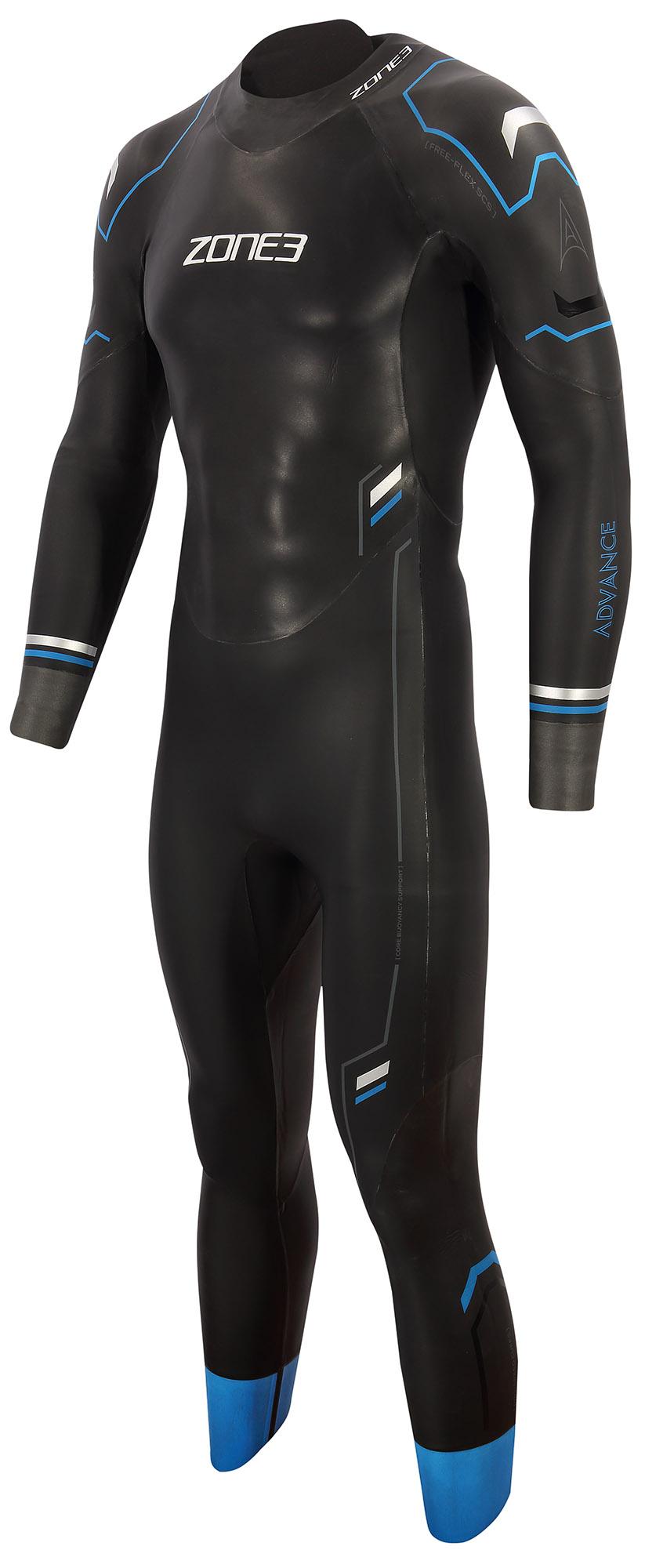 Click to view product details and reviews for Zone3 Advance Wetsuit Black Blue.
