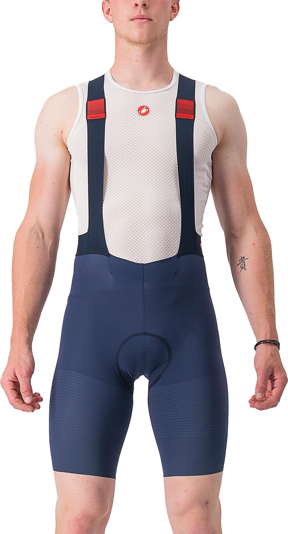 Click to view product details and reviews for Castelli Premio Cycling Bib Shorts Belgian Blue.