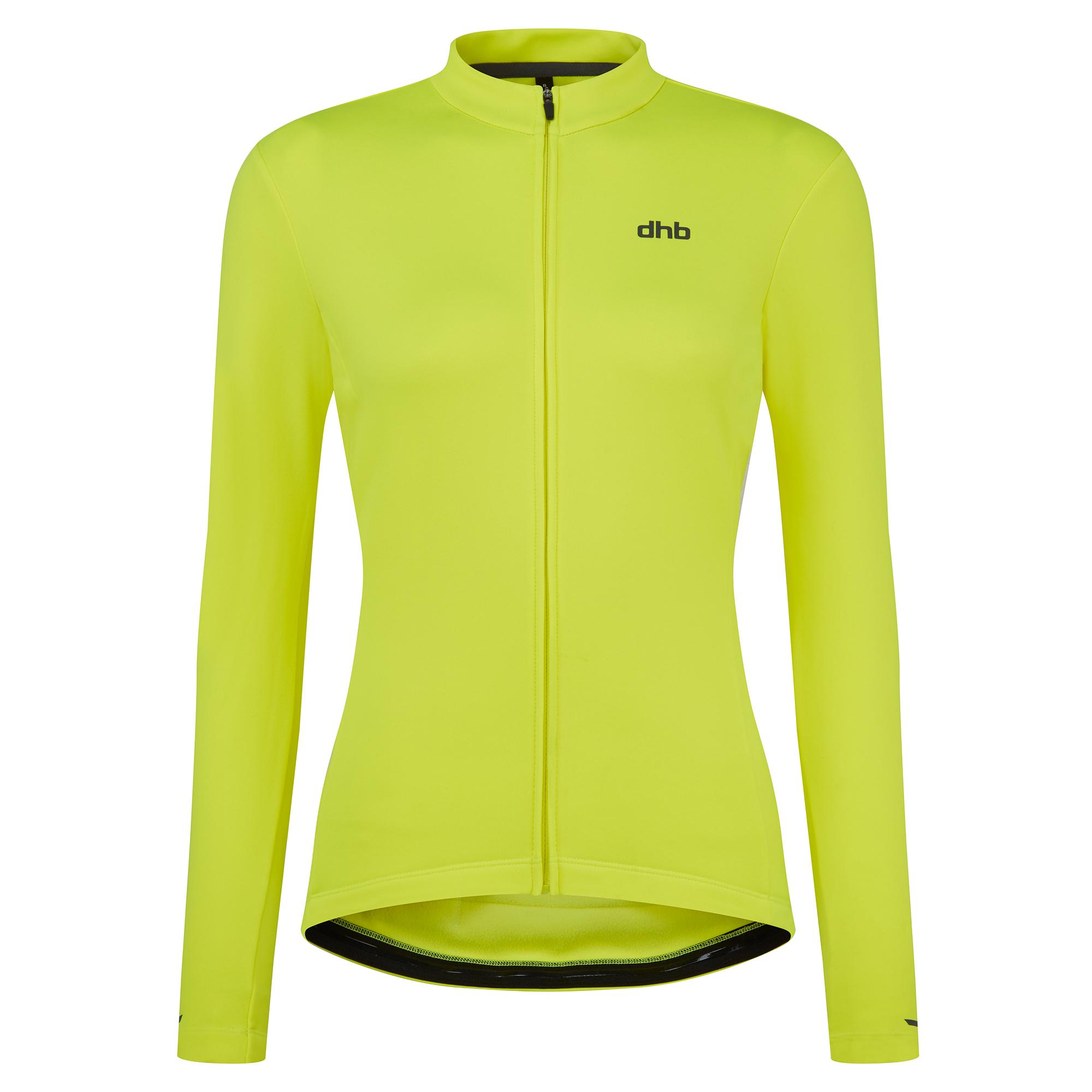 Click to view product details and reviews for Dhb Womens Long Sleeve Thermal Cycling Jersey Yellow Fluorescent.