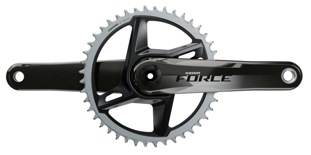 Click to view product details and reviews for Sram Force 1 12 Speed Single Chainset Dub Black.