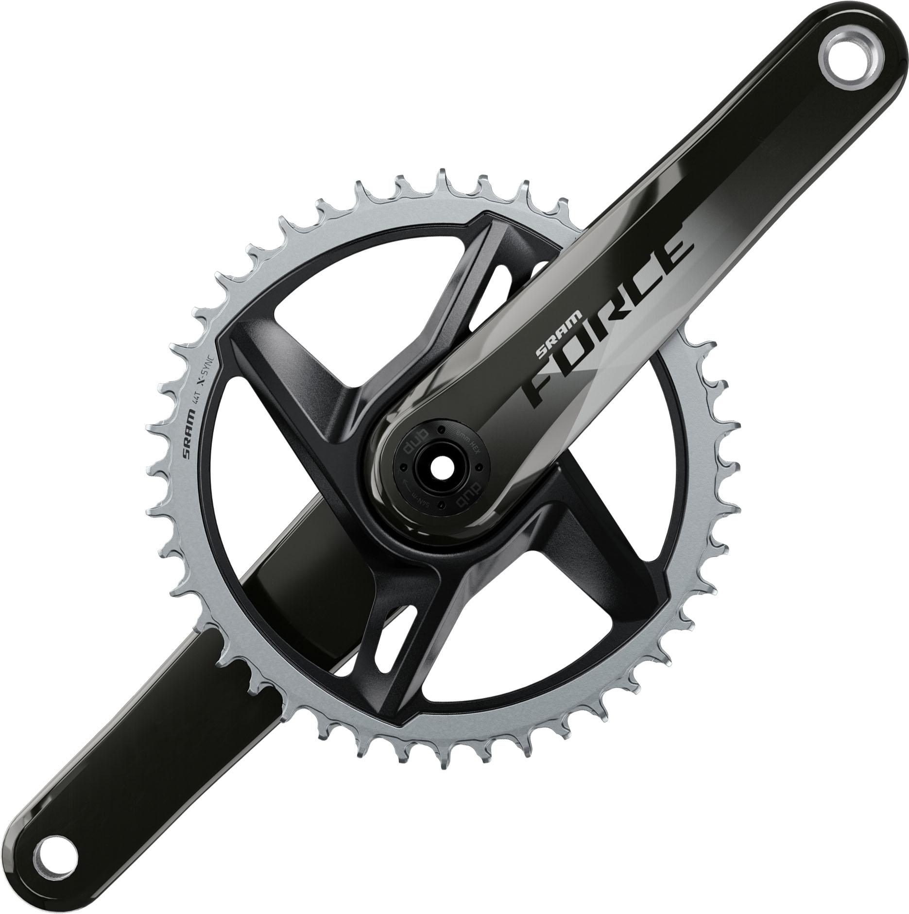 Click to view product details and reviews for Sram Force 1 12 Speed Single Chainset Dub Wide Black.