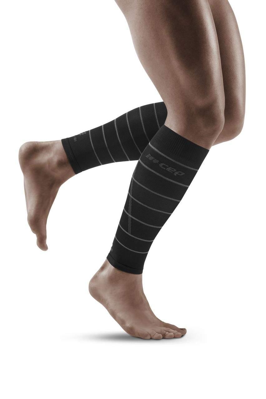 Image of CEP Reflective Calf Sleeves - Black