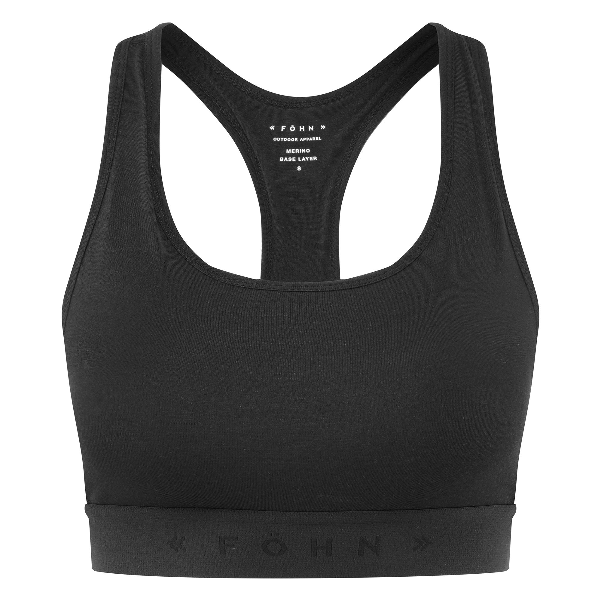 Click to view product details and reviews for F&ouml;hn Womens Merino Crop Top Black.