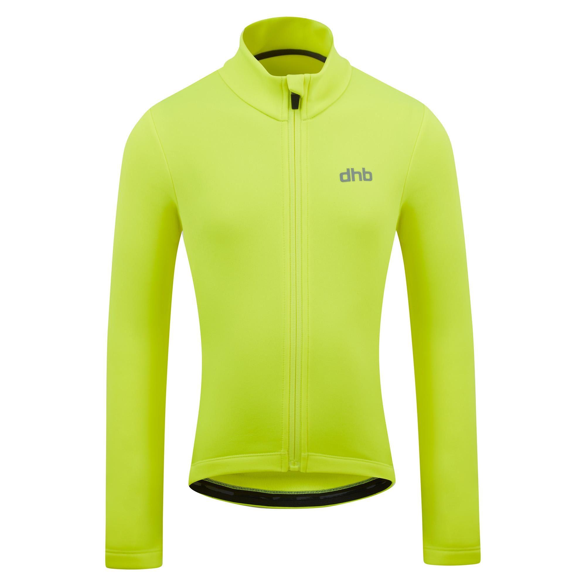 Click to view product details and reviews for Dhb Kids Long Sleeve Thermal Jersey Yellow Fluorescent.