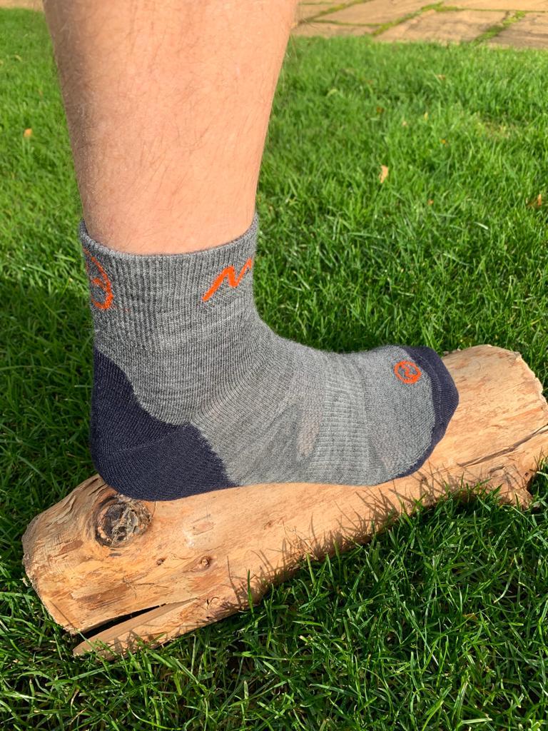 Image of Moggans Merino Ankle Socks - Grey