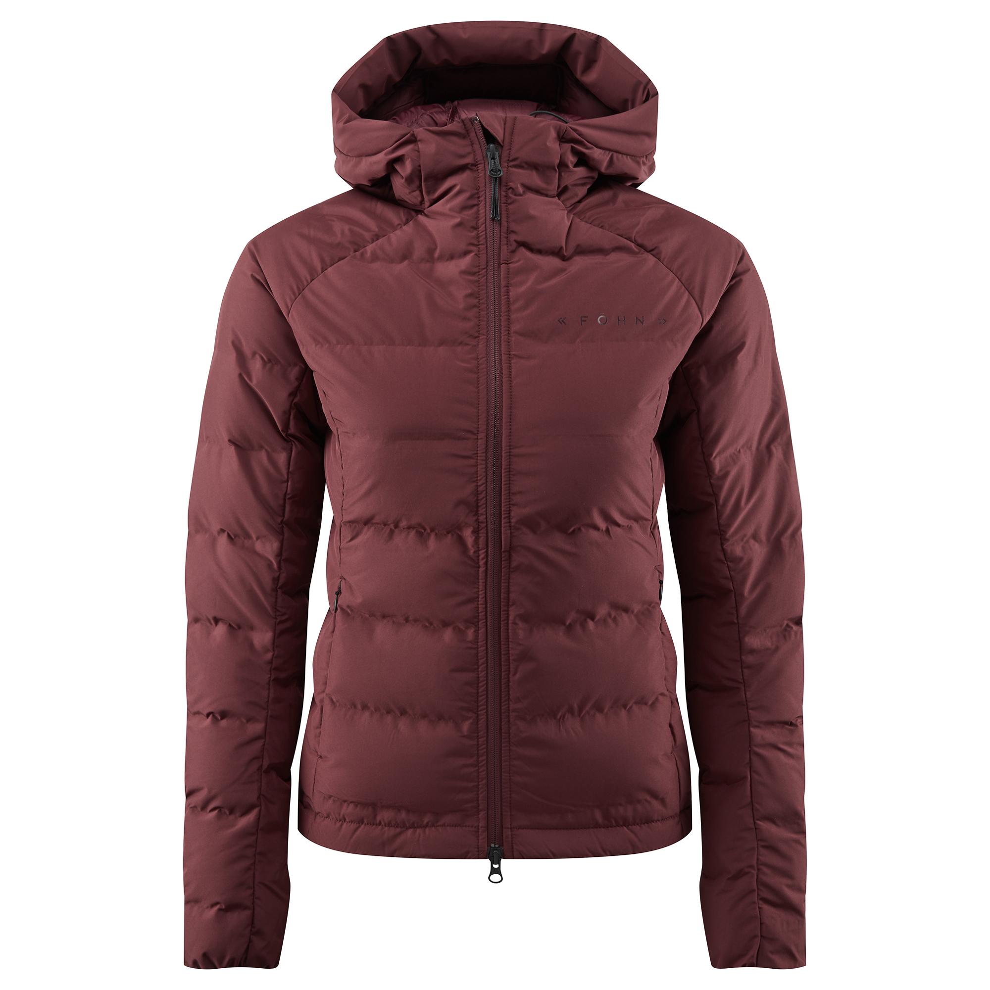 Click to view product details and reviews for F&ouml;hn Womens Bonded Down Jacket Burgundy.