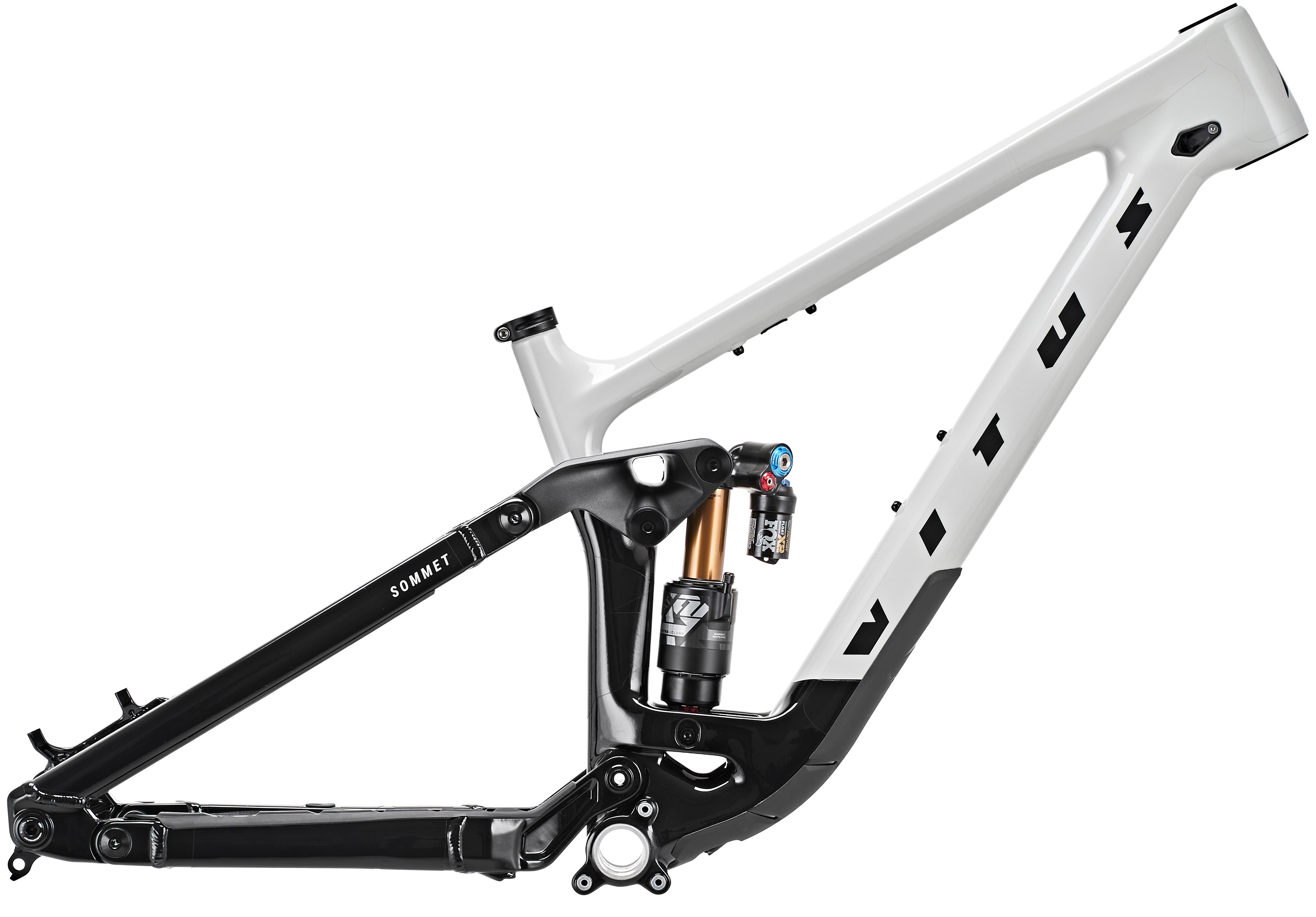 Cadre VTT Vitus Sommet 290 (gris) - Gris pale/noir